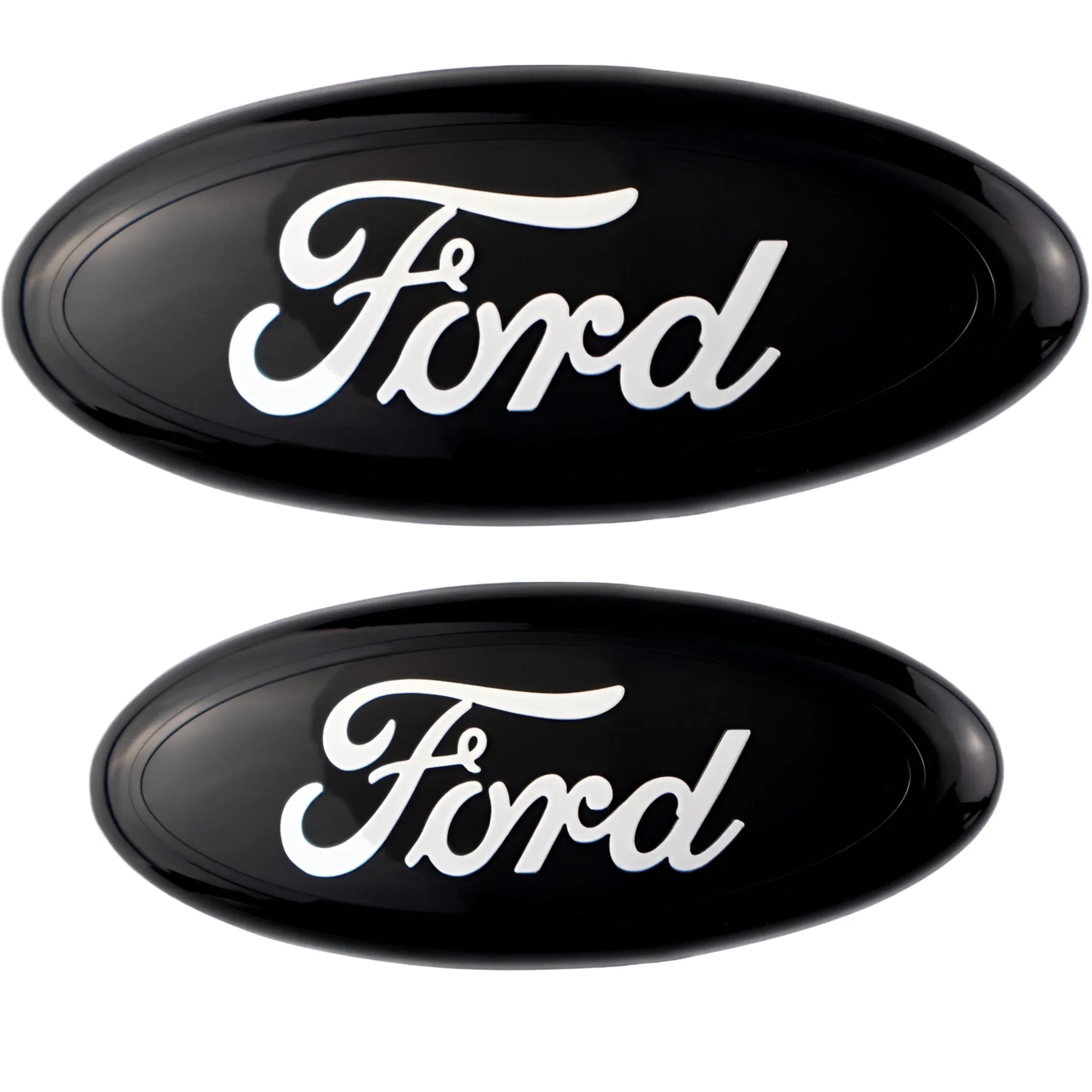 Ford Emblem Overlay | Black Chrome