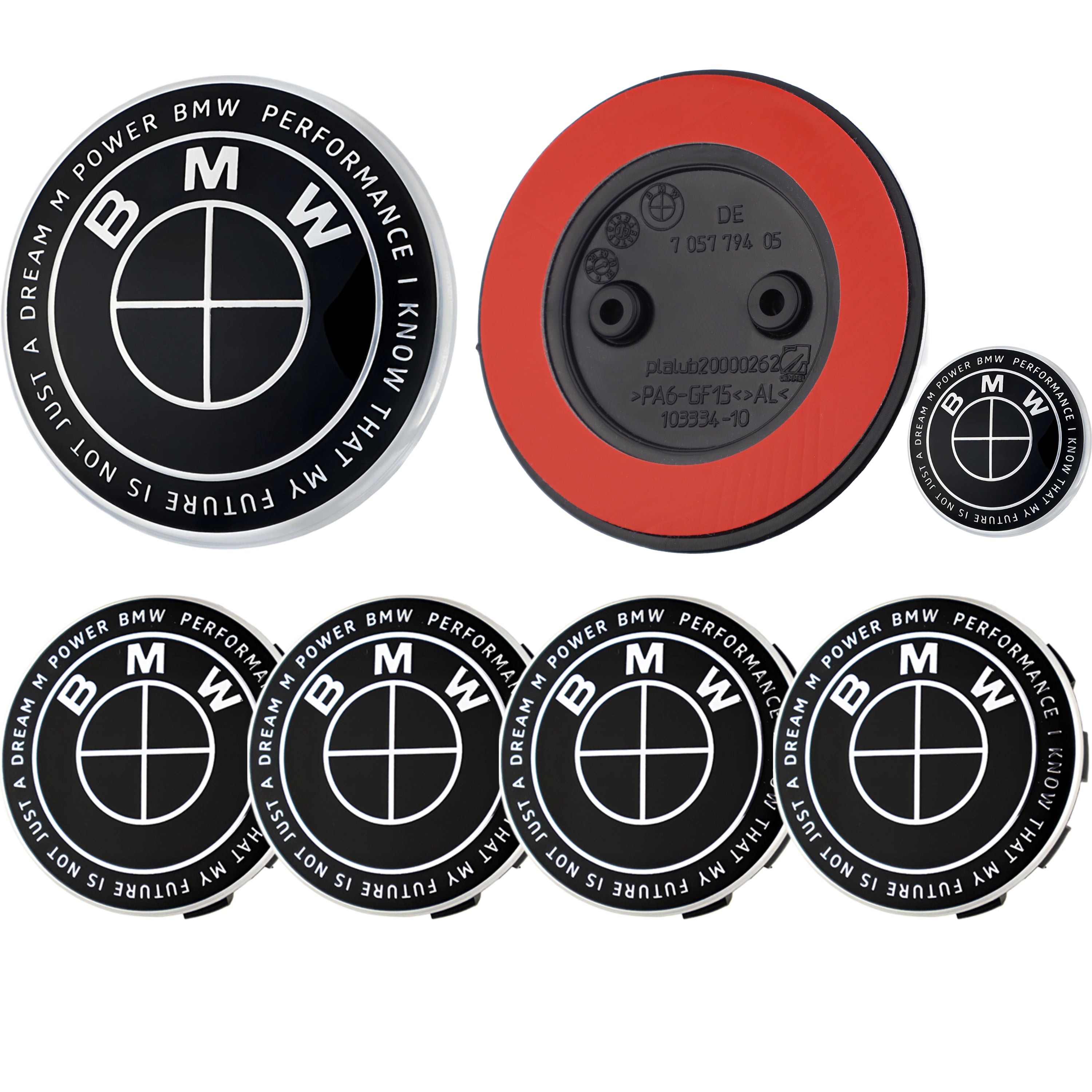 BMW Heritage Emblem | Full Black