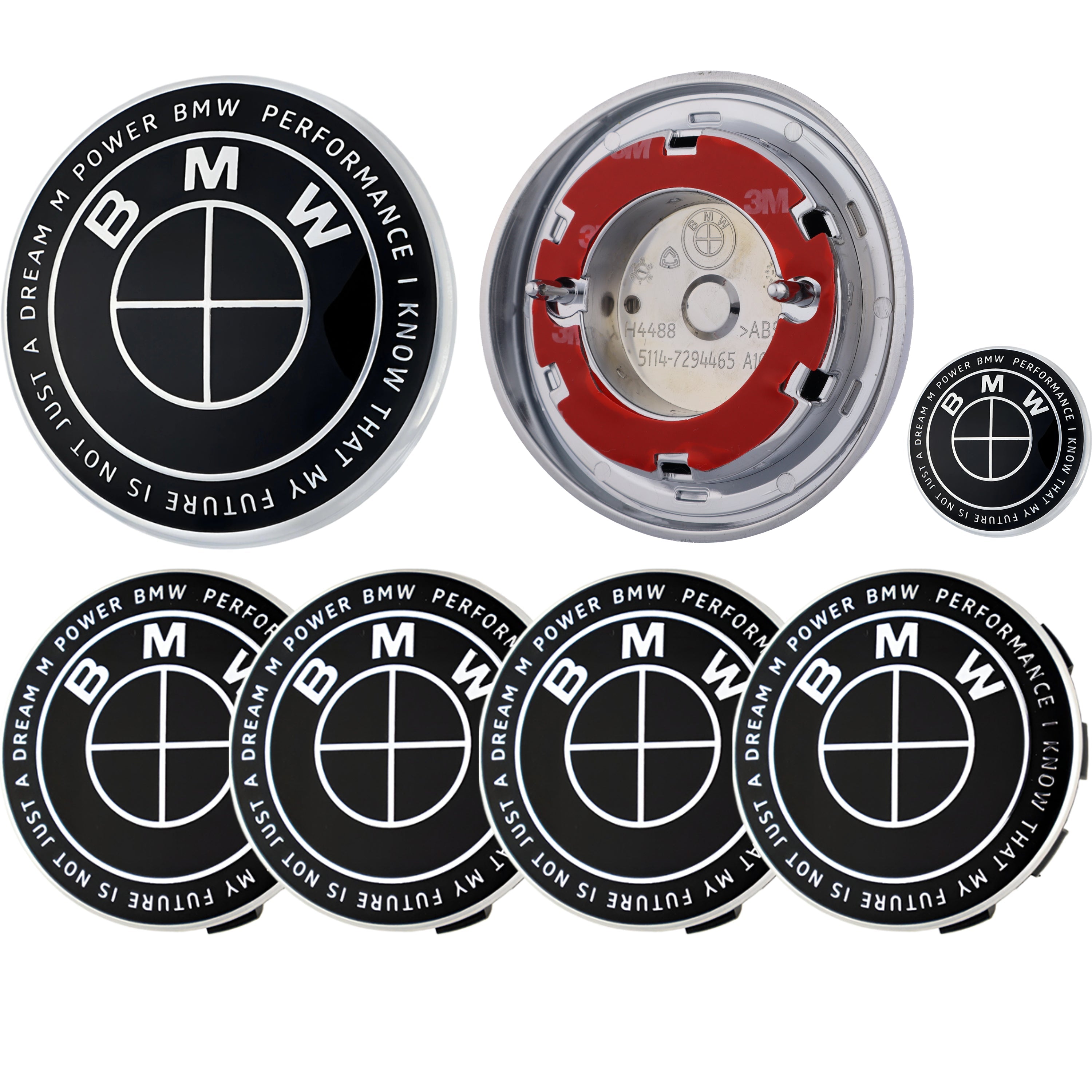 BMW Heritage Emblem | Full Black