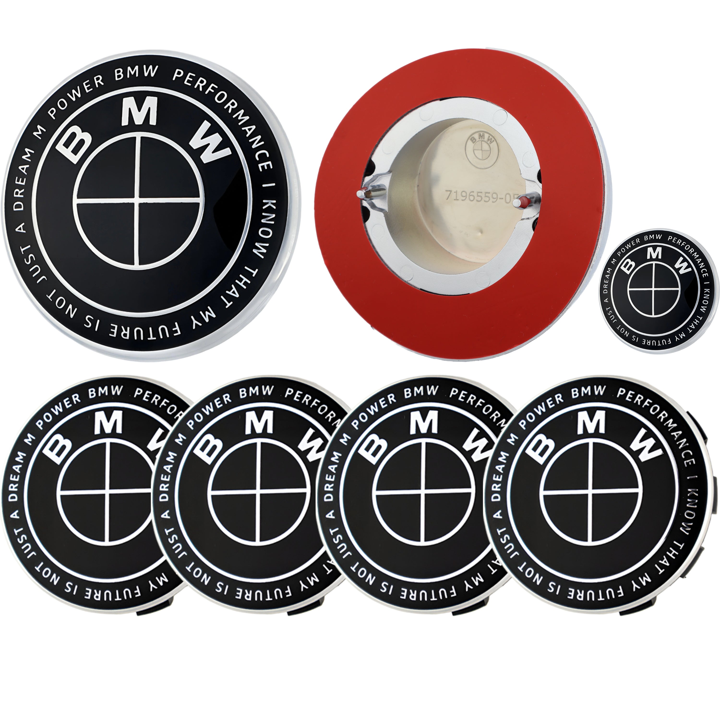 BMW Heritage Emblem | Full Black