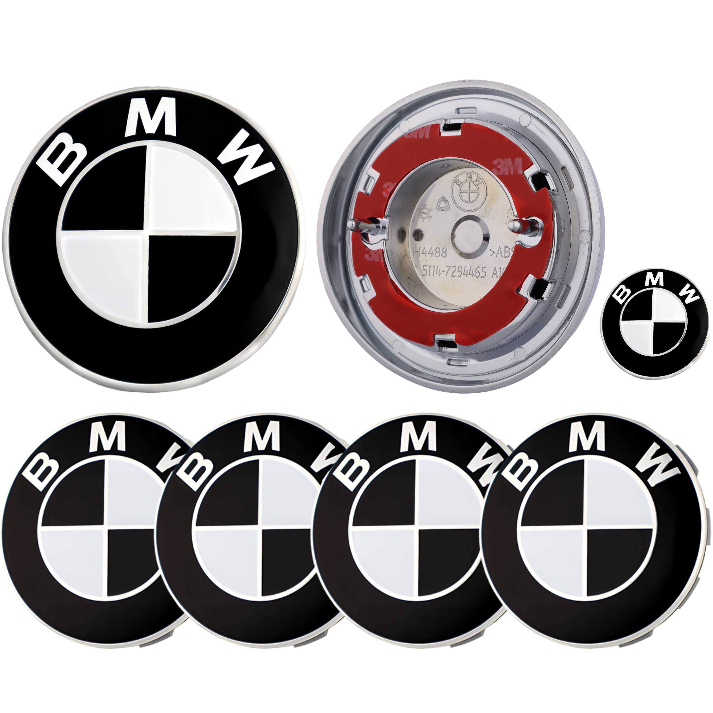 Emblem | Schwarz & Weiß - BMW Kompatibel
