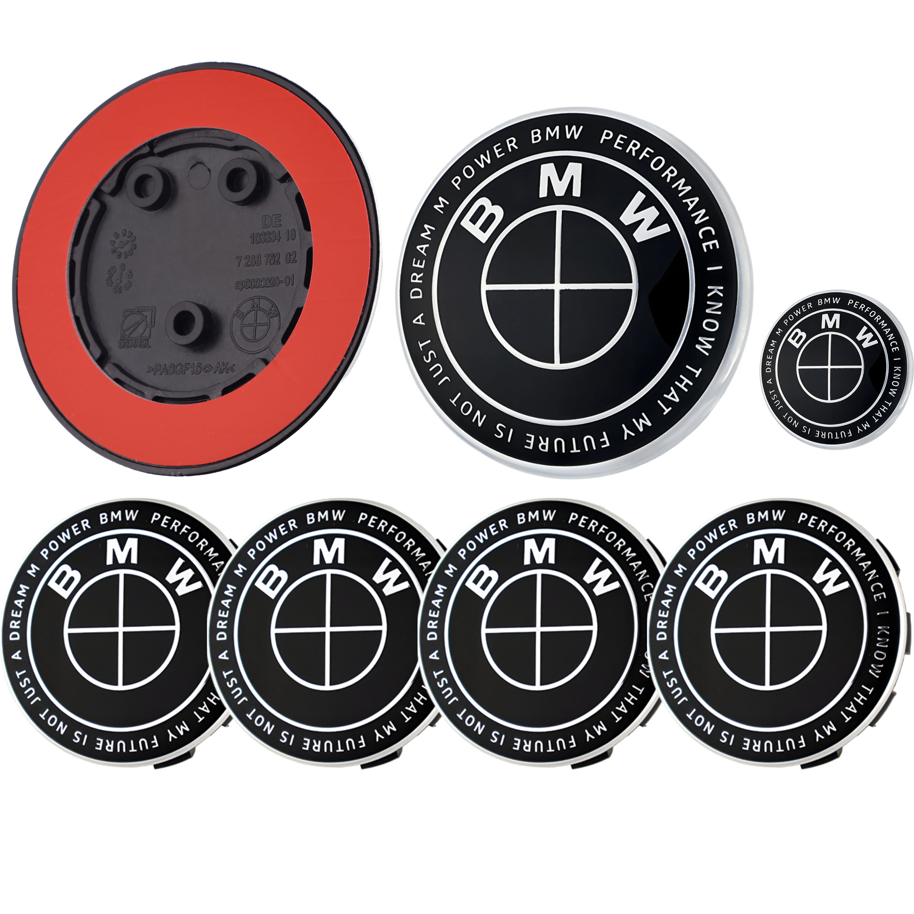 BMW Heritage Emblem | Full Black