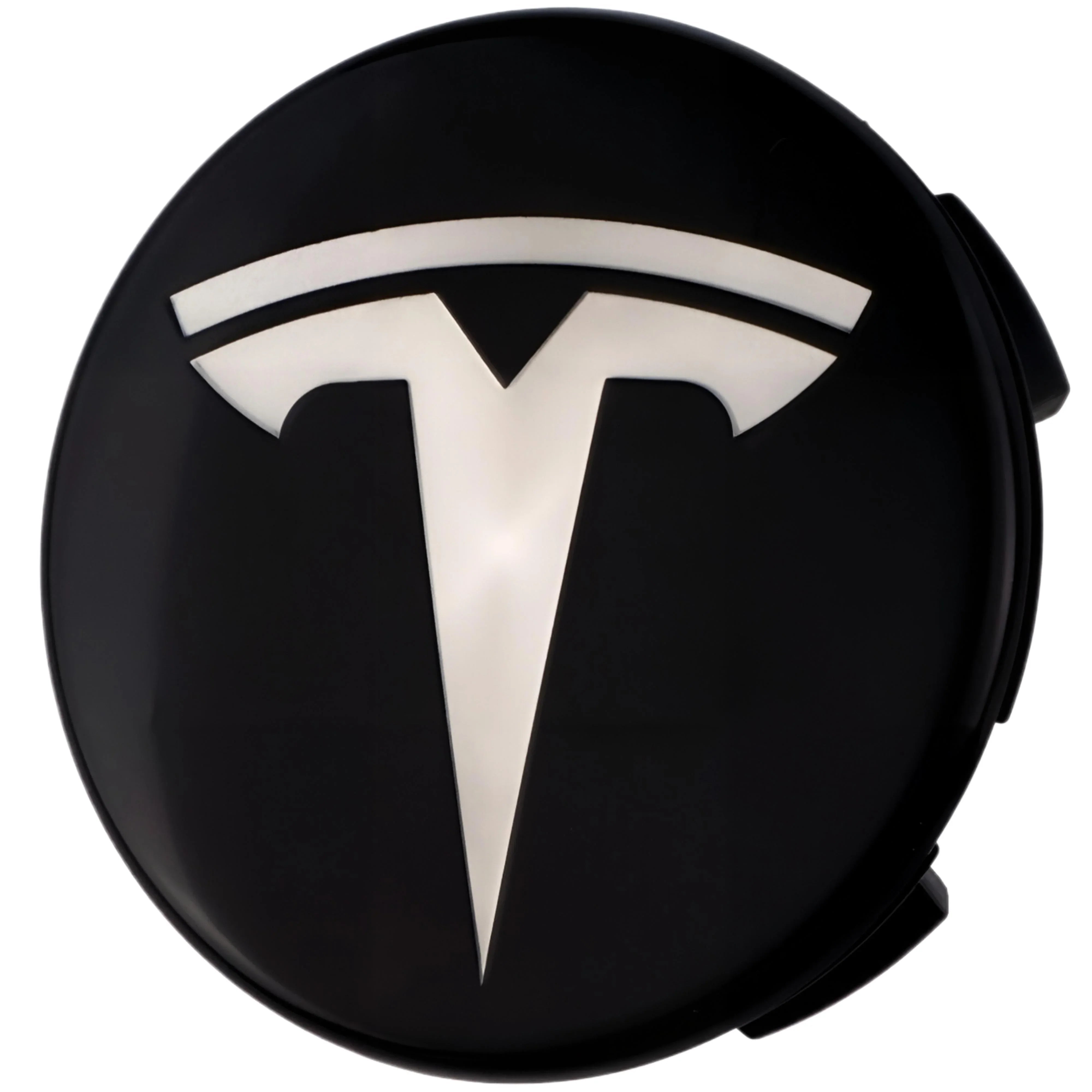 Tesla Hub Caps | Black Chrome