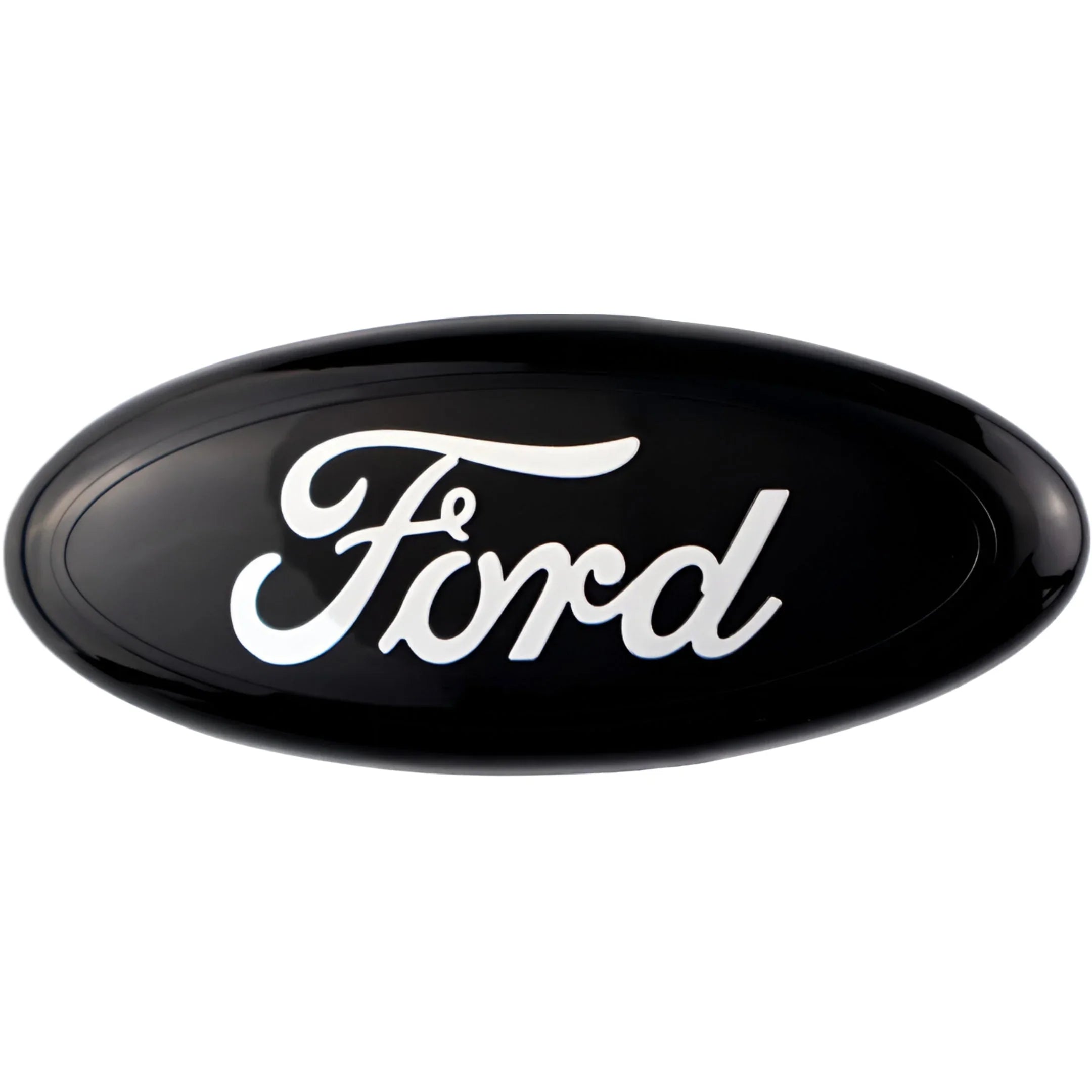 Ford Emblem Overlay | Black Chrome