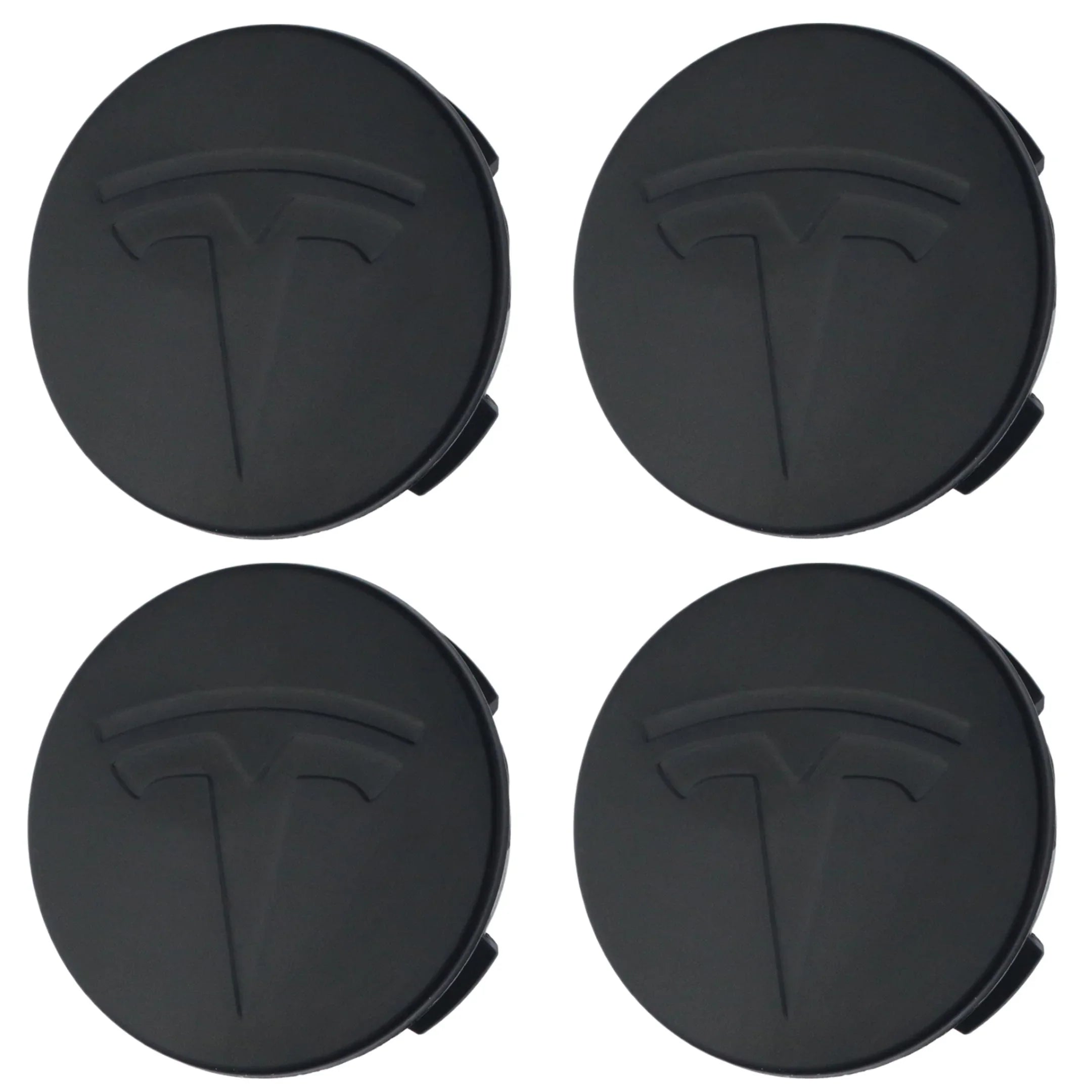 Tesla Hub Caps | Matte Black