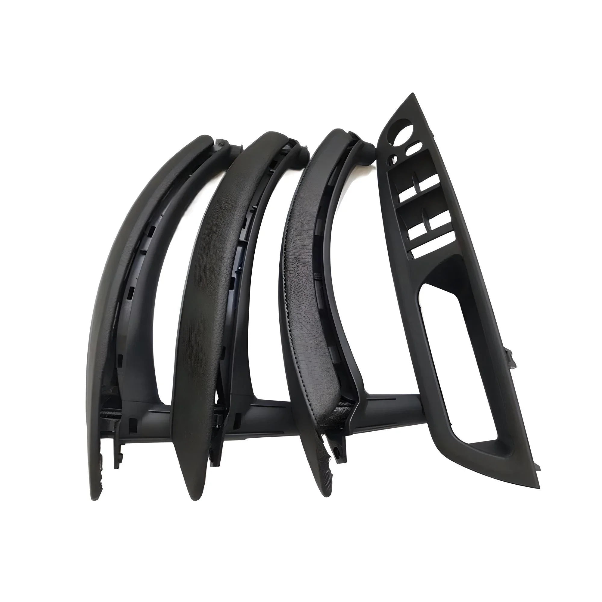 Door Armrest Cover – Black Leather – Compatible with BMW 5 Series F10 – Interior