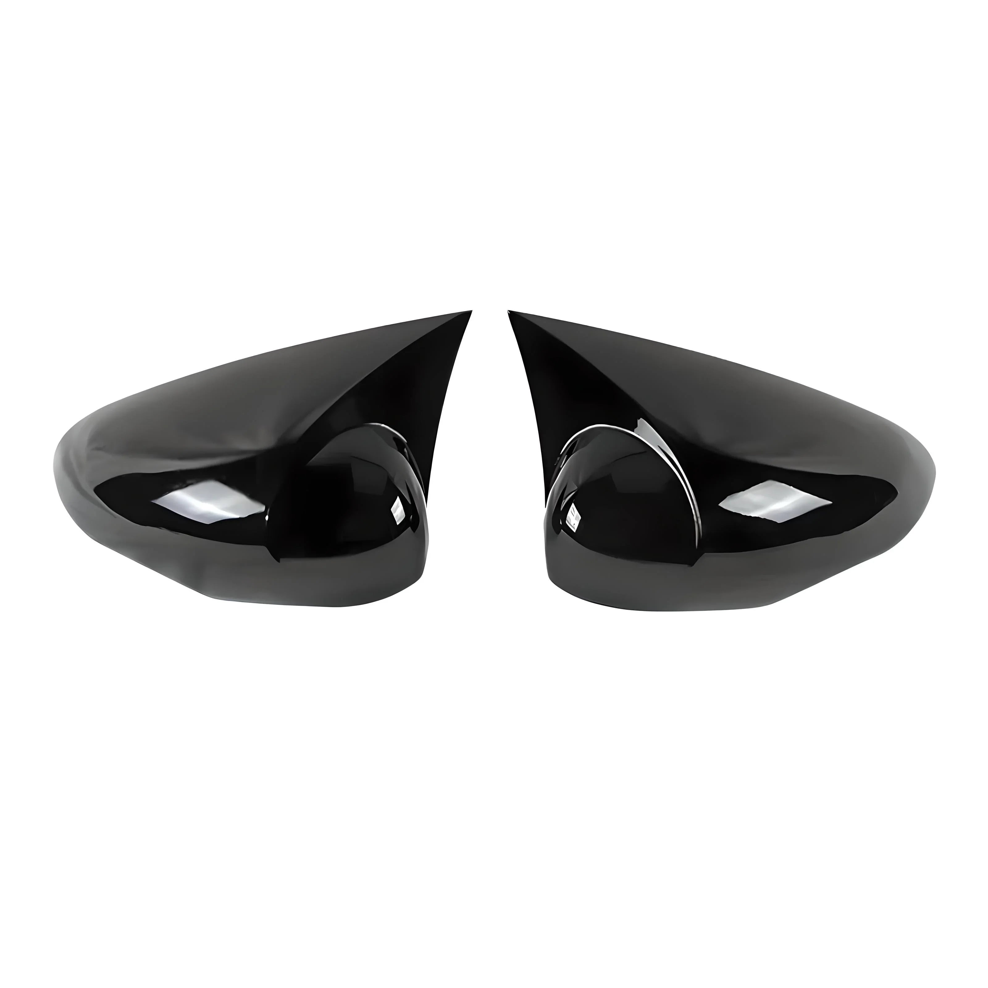 Ford Spiegelüberzug | Fiesta 7 VII MK7 (2010 - 2017) Hochglanz Schwarz