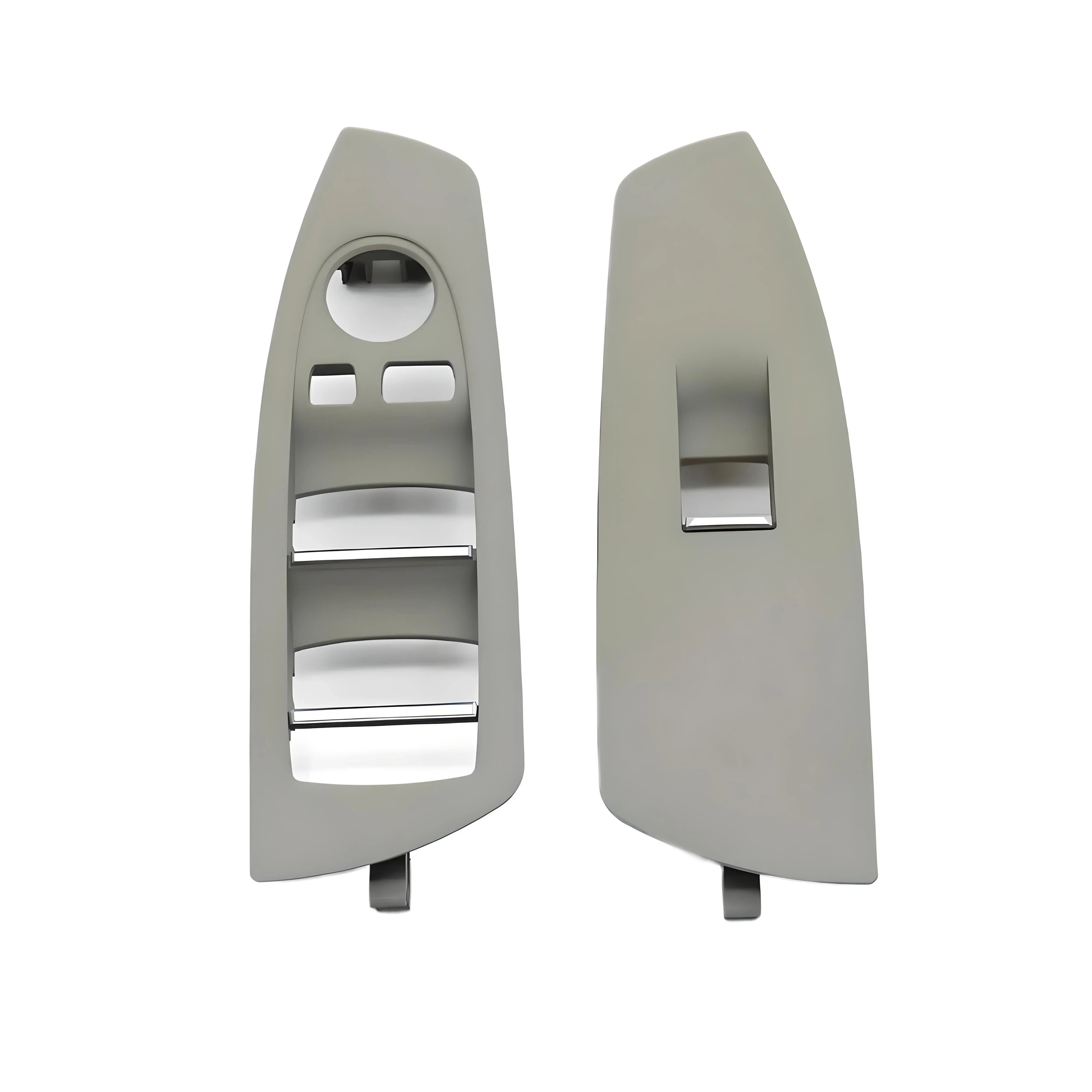 Gre7y window switch panel – Grey – Compatible with BMW E46 – Front door