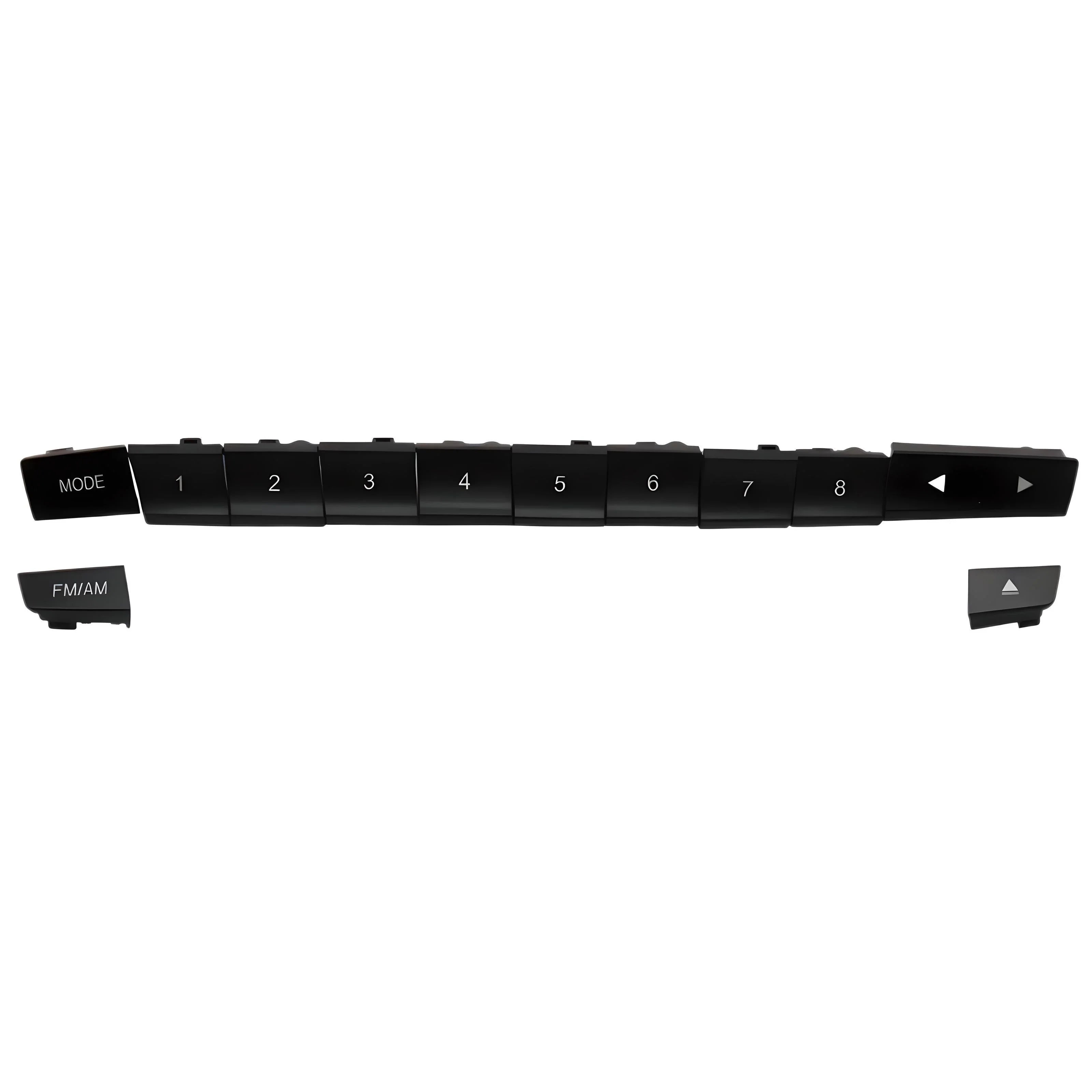 BMW E39 Radio Preset Button Set – Black – Compatible with BMW E39 – Interior