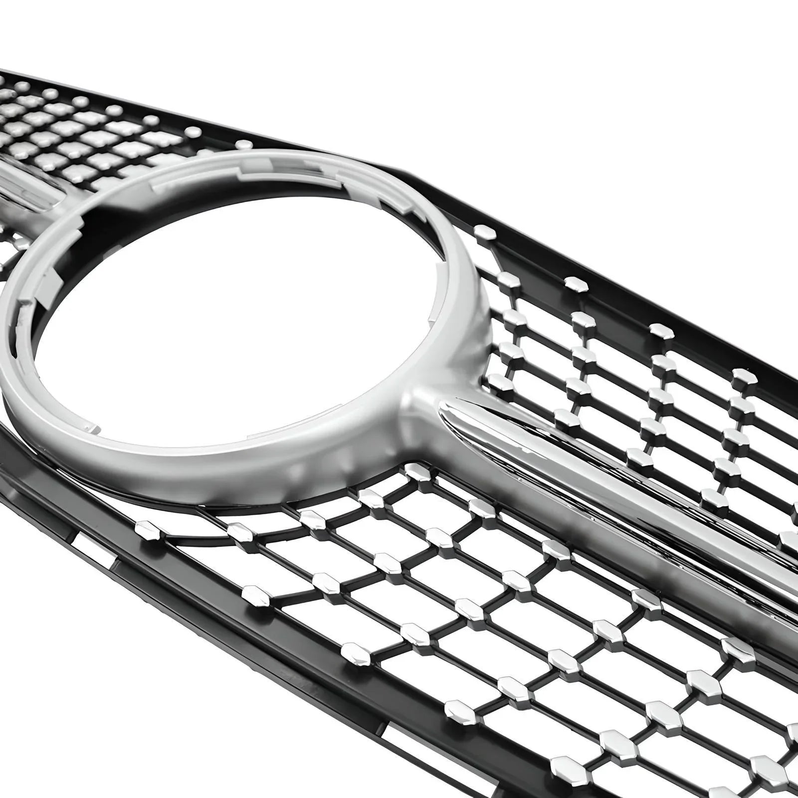 Mercedes Front Grille | C Class (2007 - 2014) Diamond - Aftermarket - The Zenara Shop