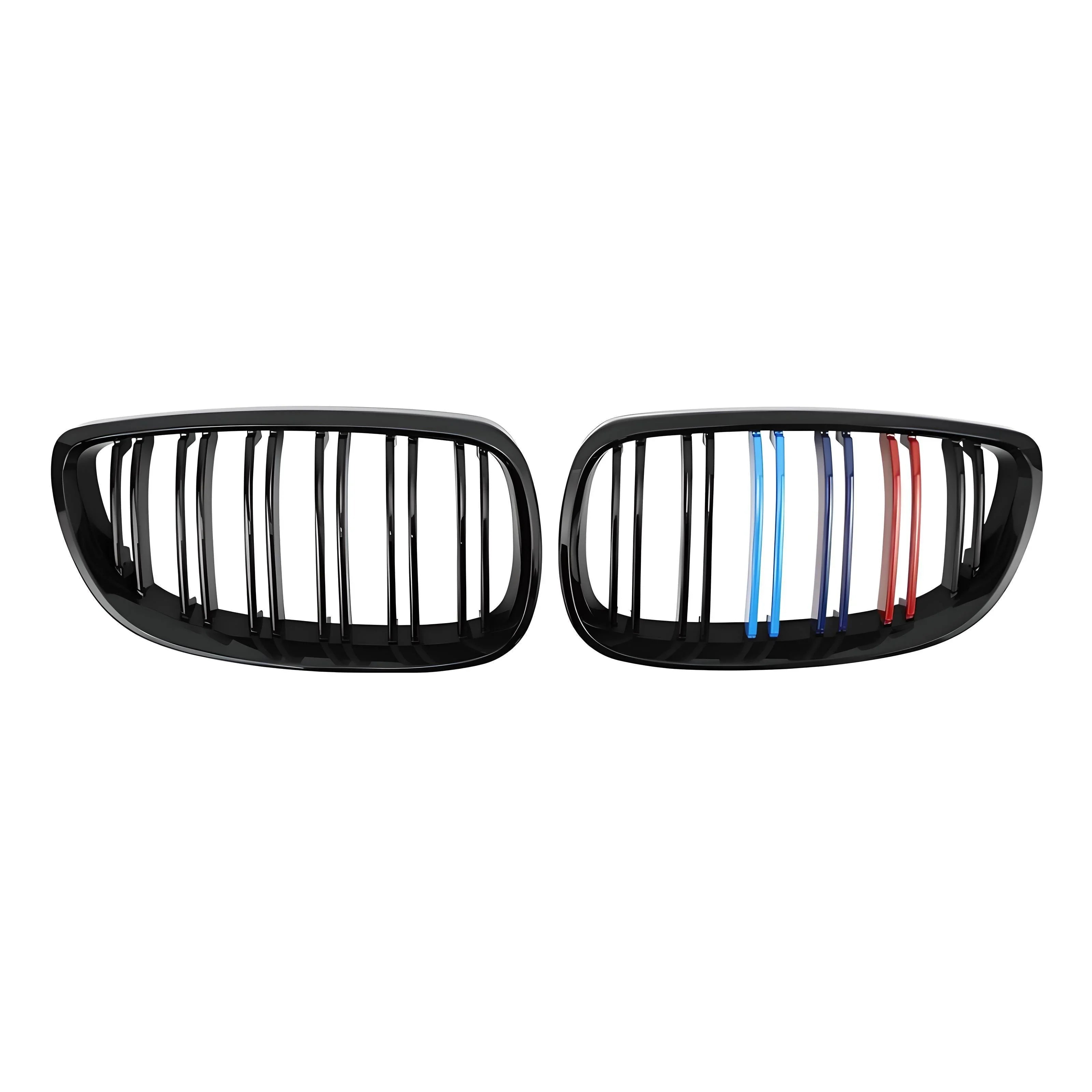 BMW M Style Kidney Grille – Gloss Black with M Stripes – Compatible with BMW 3 Series G20 G21 Front