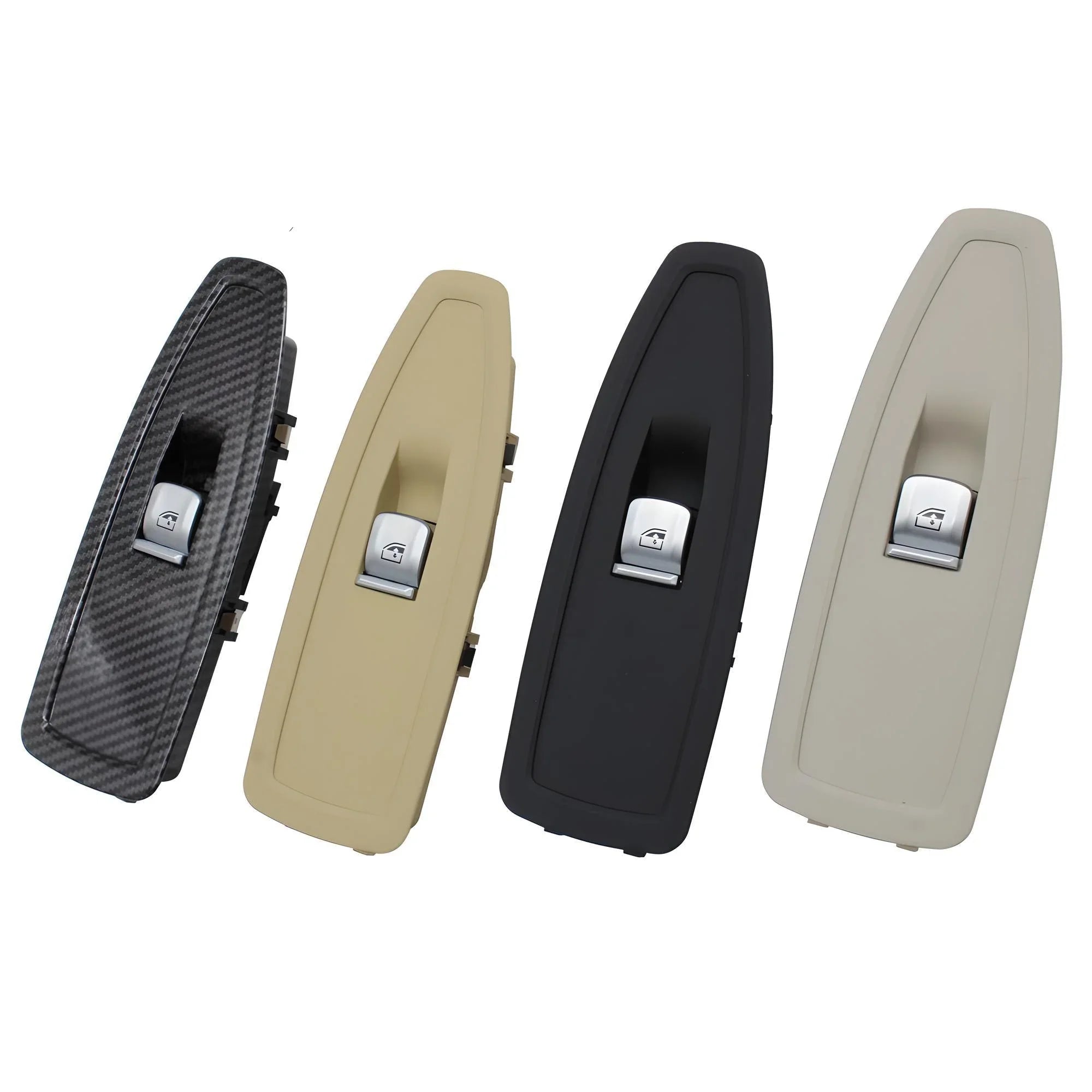 Car Power Window Switch – Carbon Fiber Finish – Compatible with BMW E90 Front