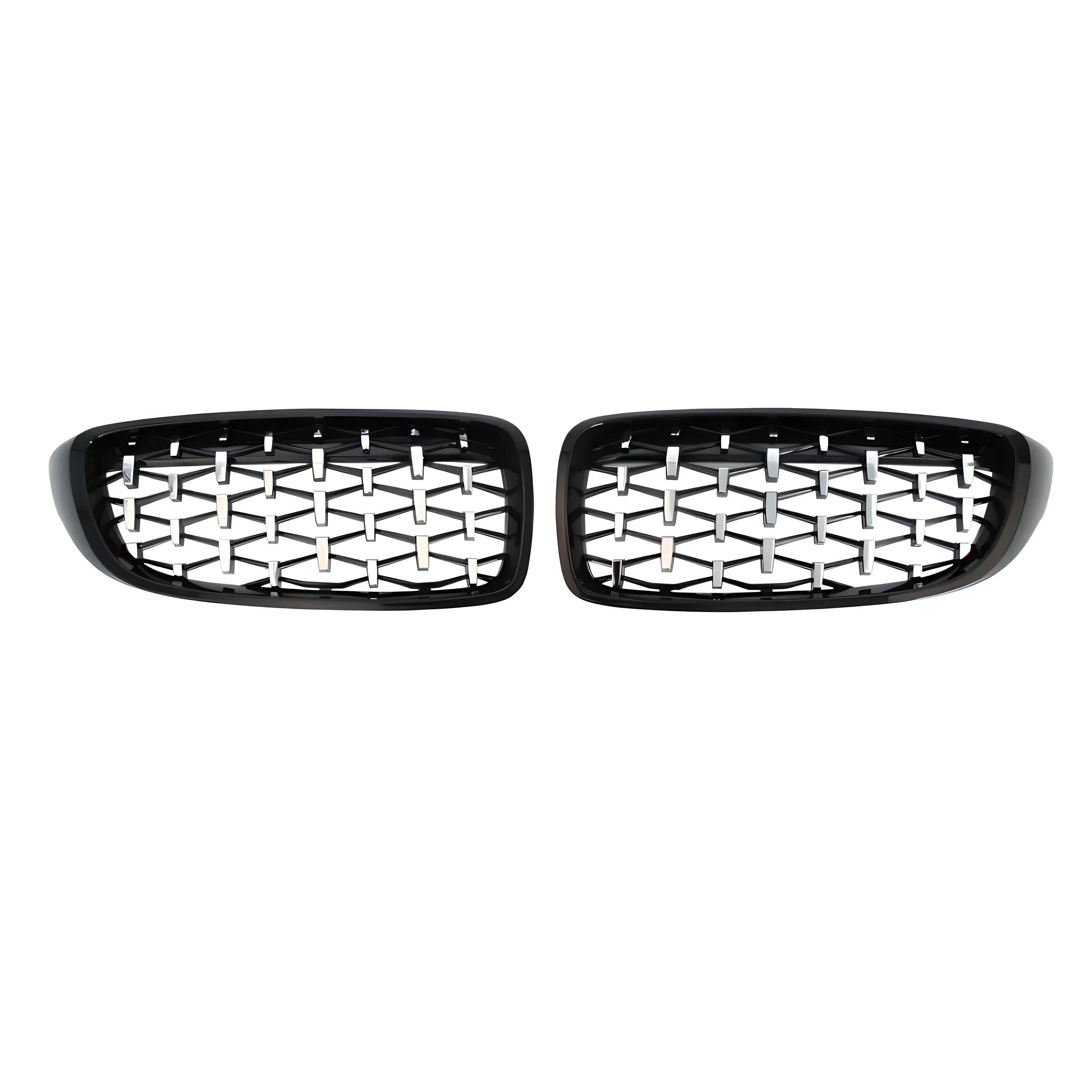 Diamond Sport Front Grille R Design – Black Gloss – Compatible with BMW 5 Series G30 G31 – Front