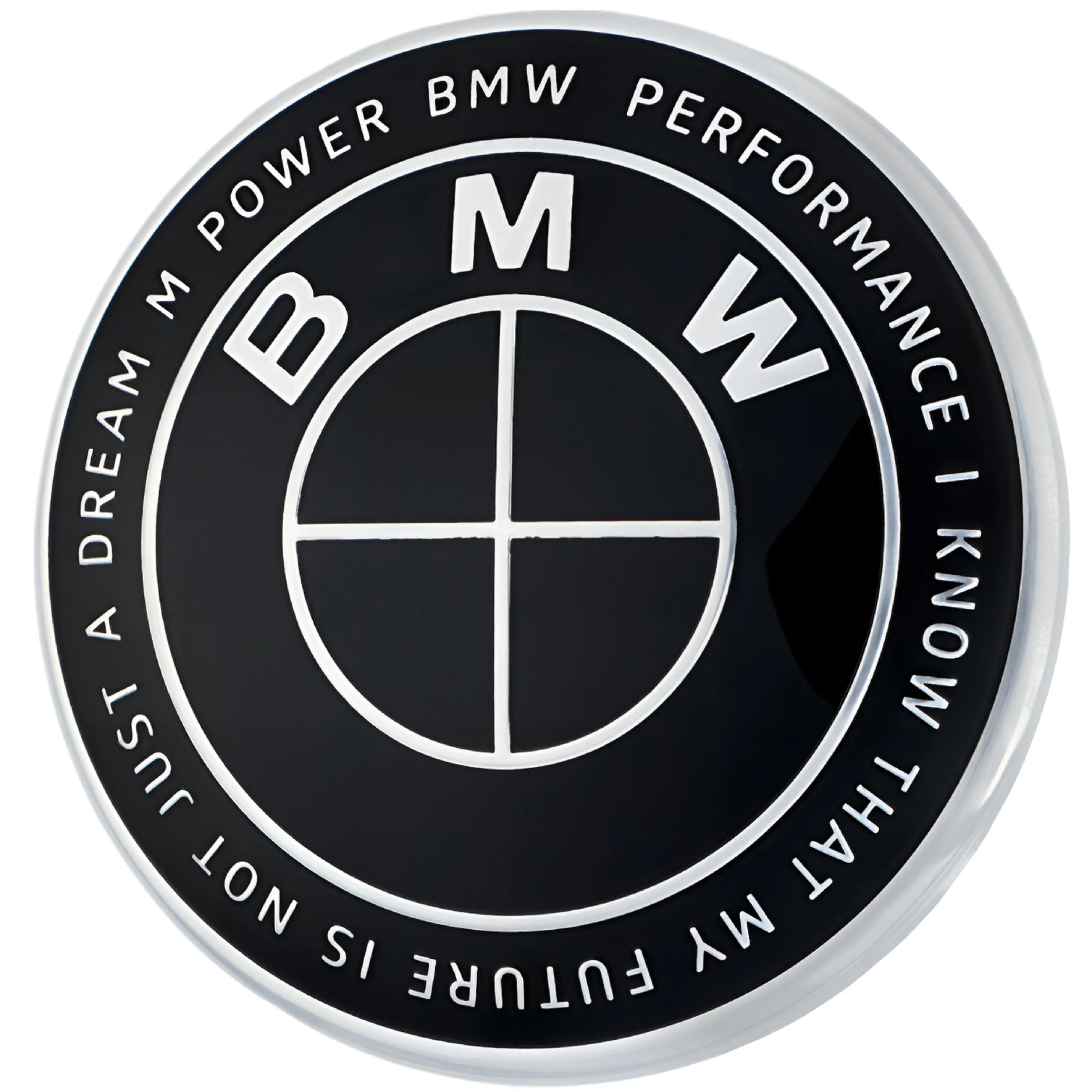BMW Heritage Emblem | Full Black