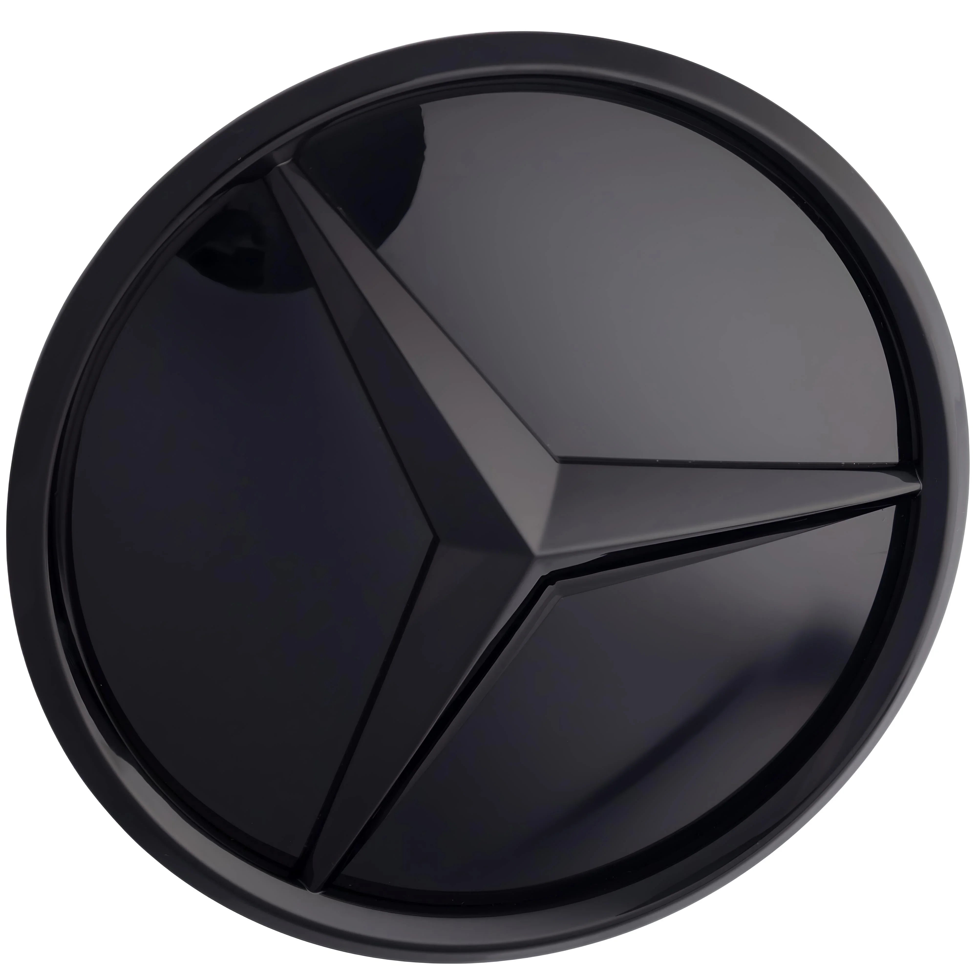 Mercedes Grille Emblem | Gloss Black - Elevated Style - Aftermarket - The Zenara Shop