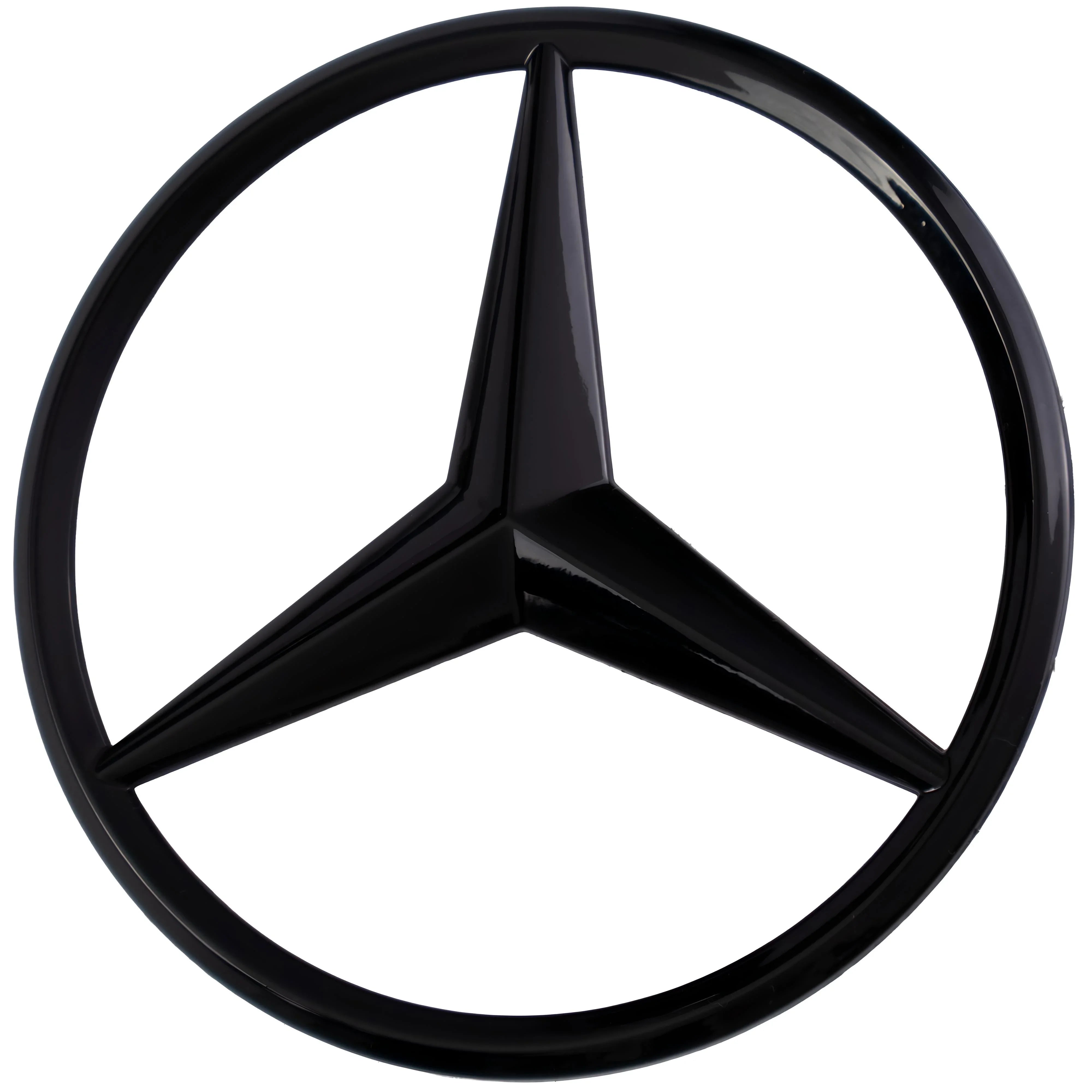Mercedes Trunk Emblem | Gloss Black - Aftermarket - The Zenara Shop