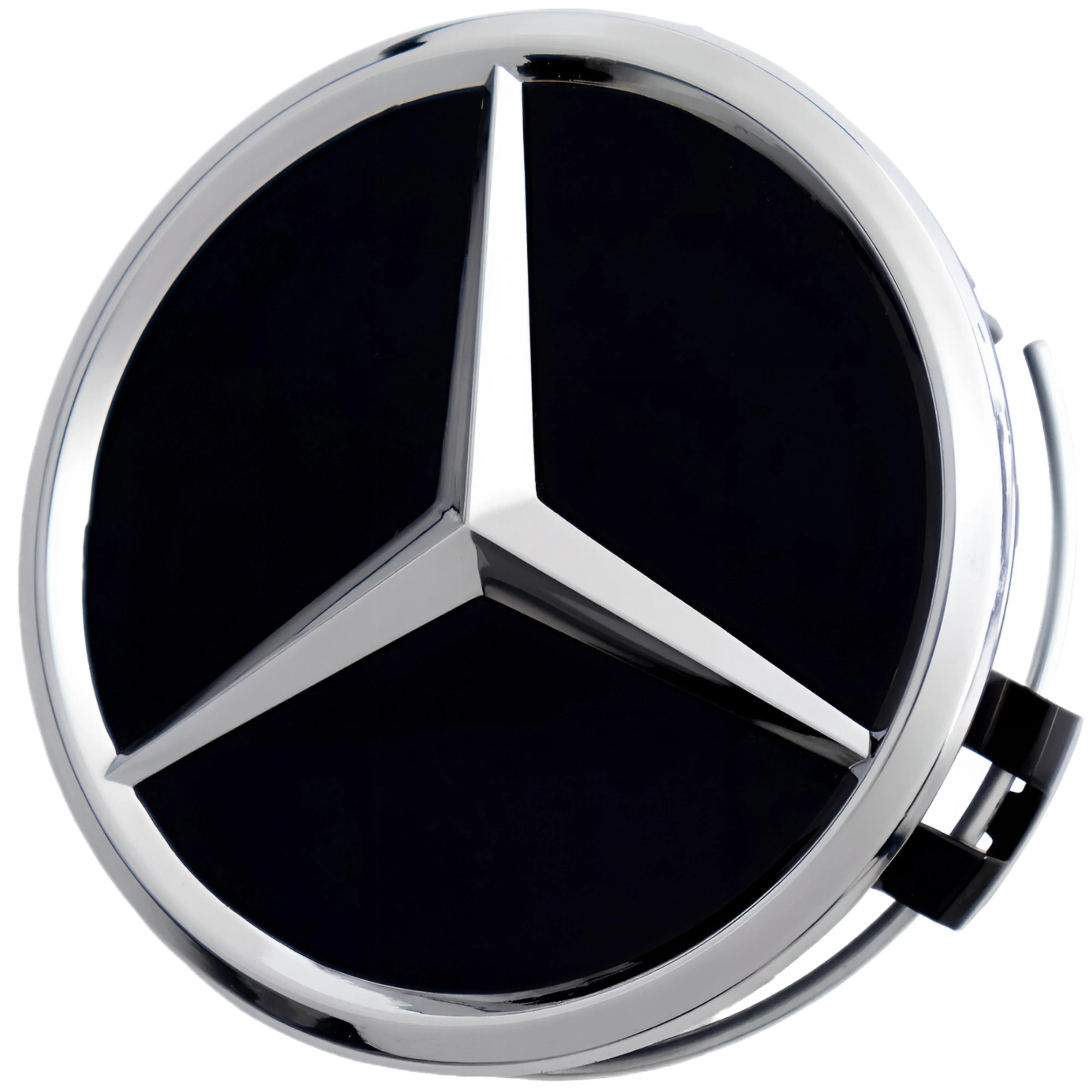 Mercedes Hub Caps | Chrome Black - Aftermarket - The Zenara Shop
