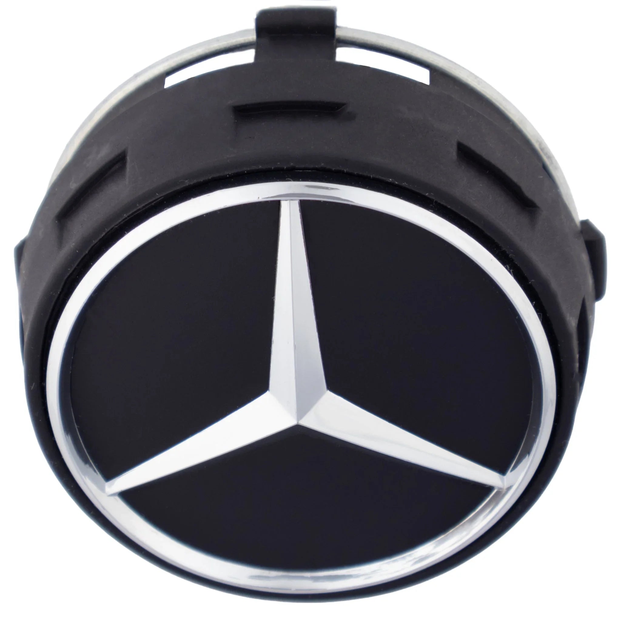 Mercedes Elevated Hub Caps | Matte Black - Aftermarket - The Zenara Shop
