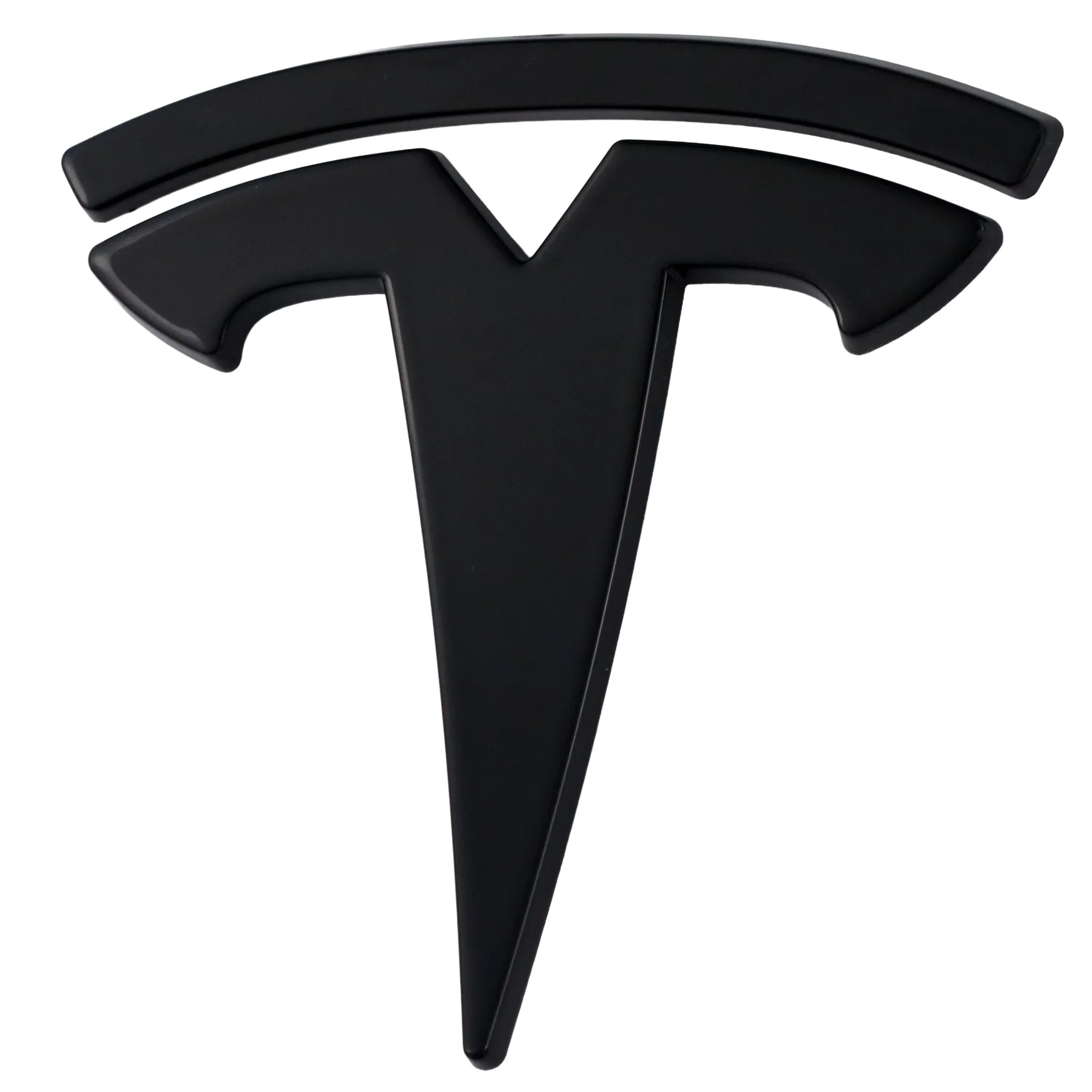 Tesla Emblem Überzug | Hochglanz Schwarz