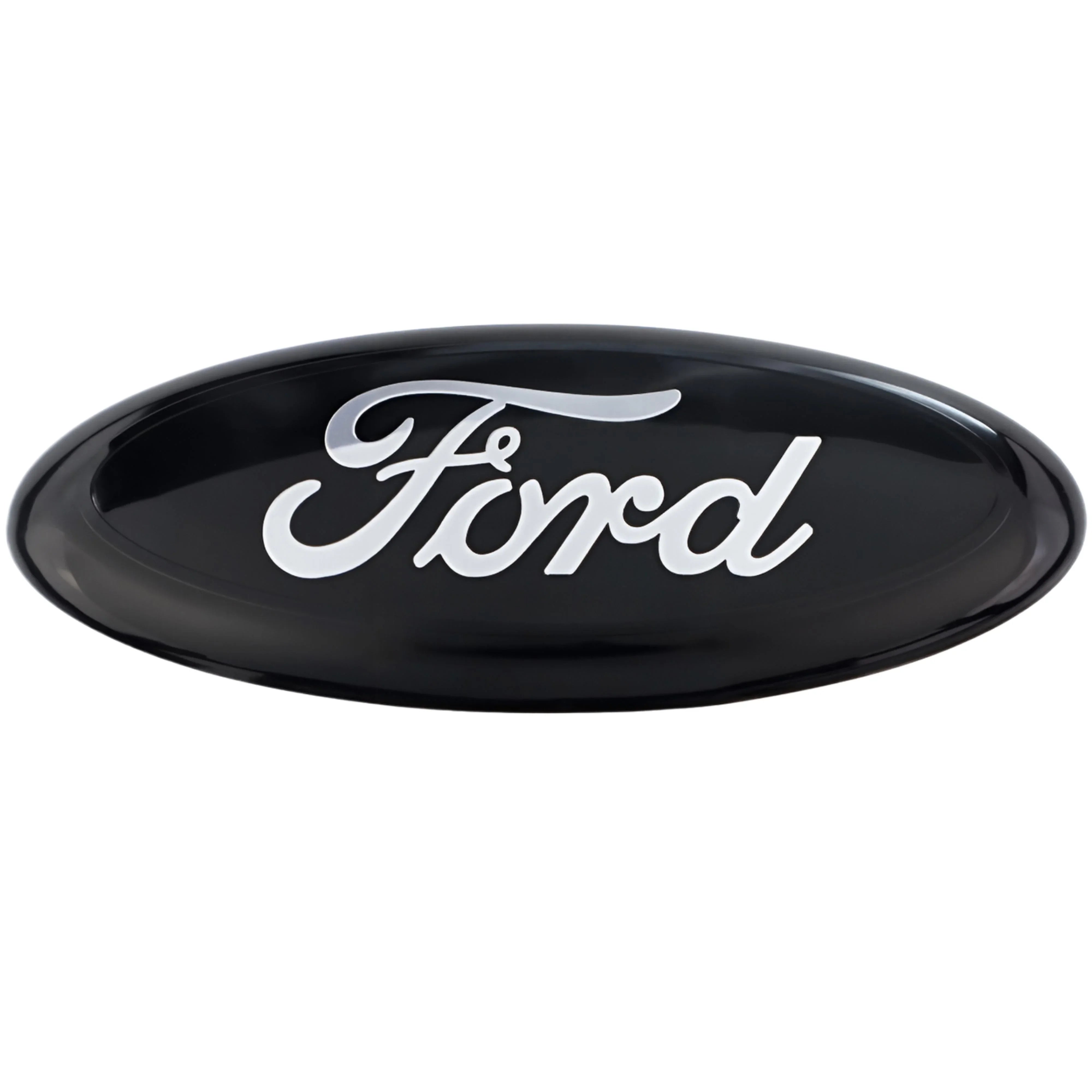 Ford Emblem Overlay | Black Chrome