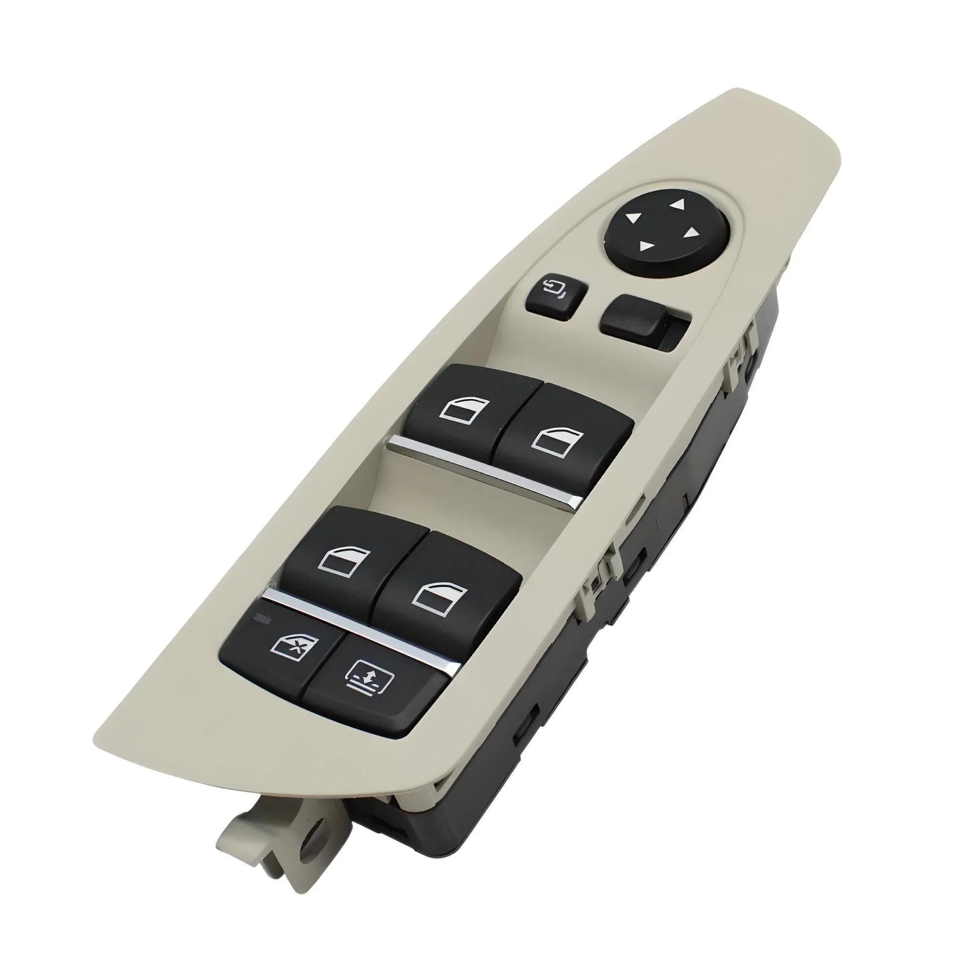Window Switch Control Panel – Ivory – Compatible with BMW Front Door