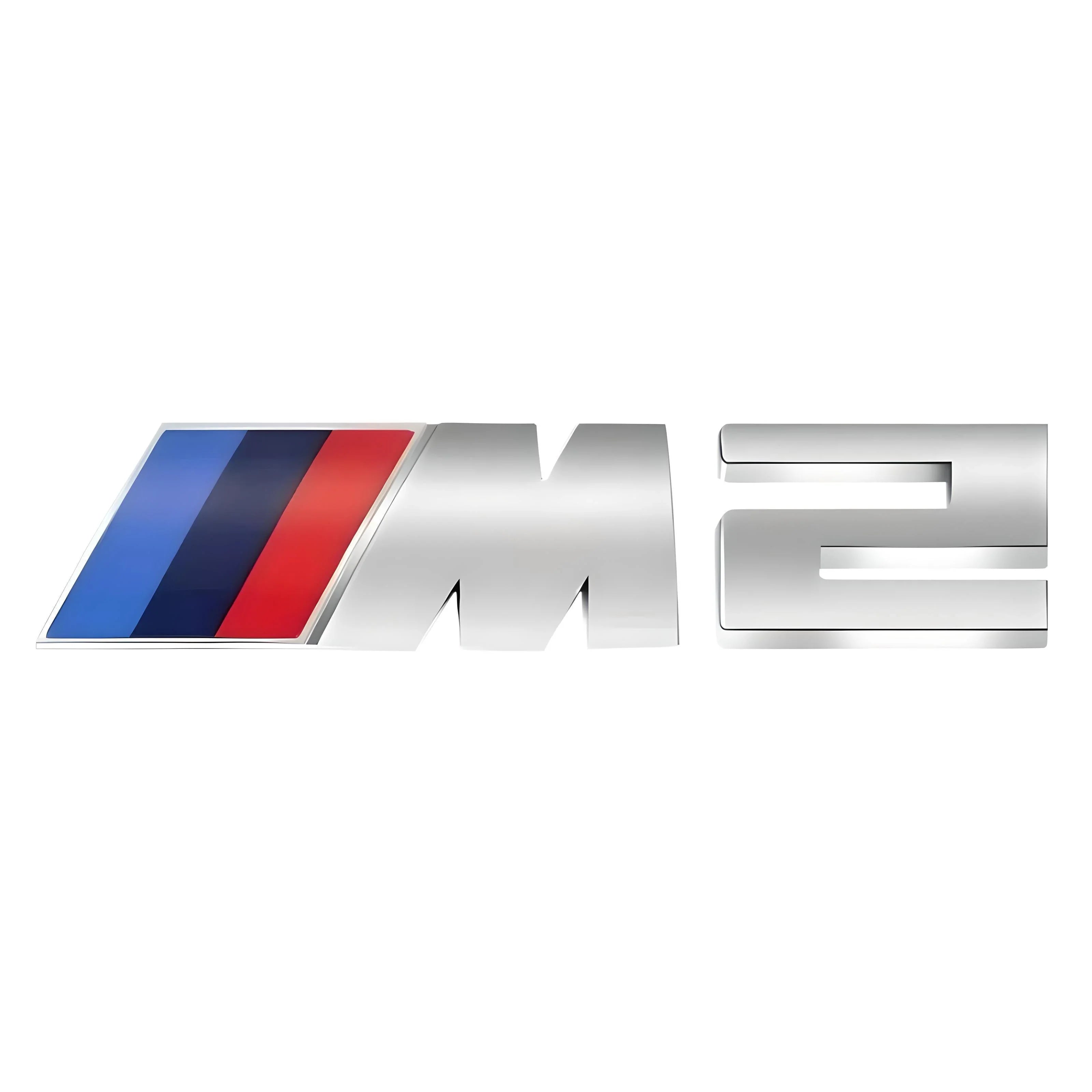 BMW M2 Emblem – Silver – Compatible with BMW M2 – Exterior