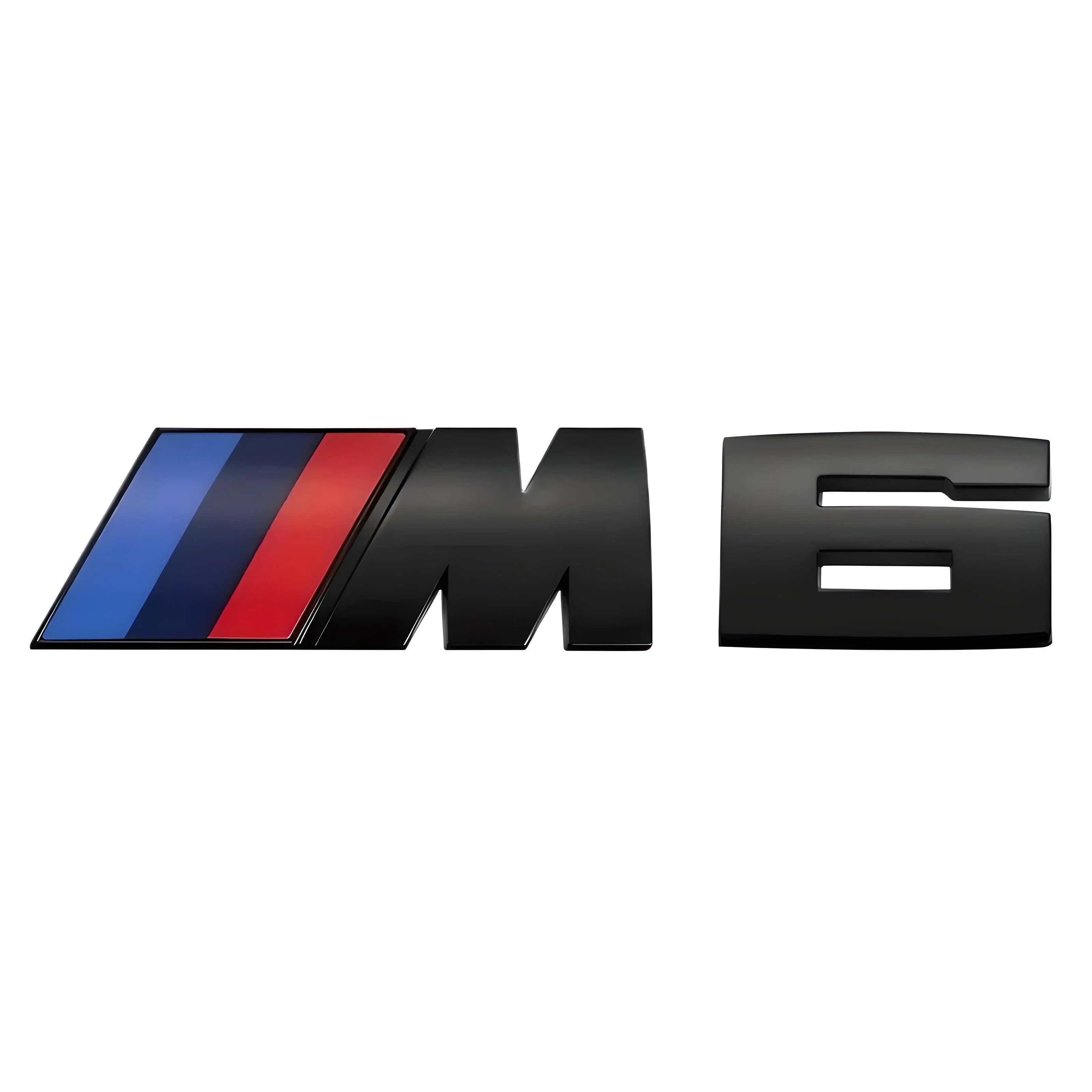 BMW M6 Emblem – Black Matte – Compatible with BMW M6 – Exterior