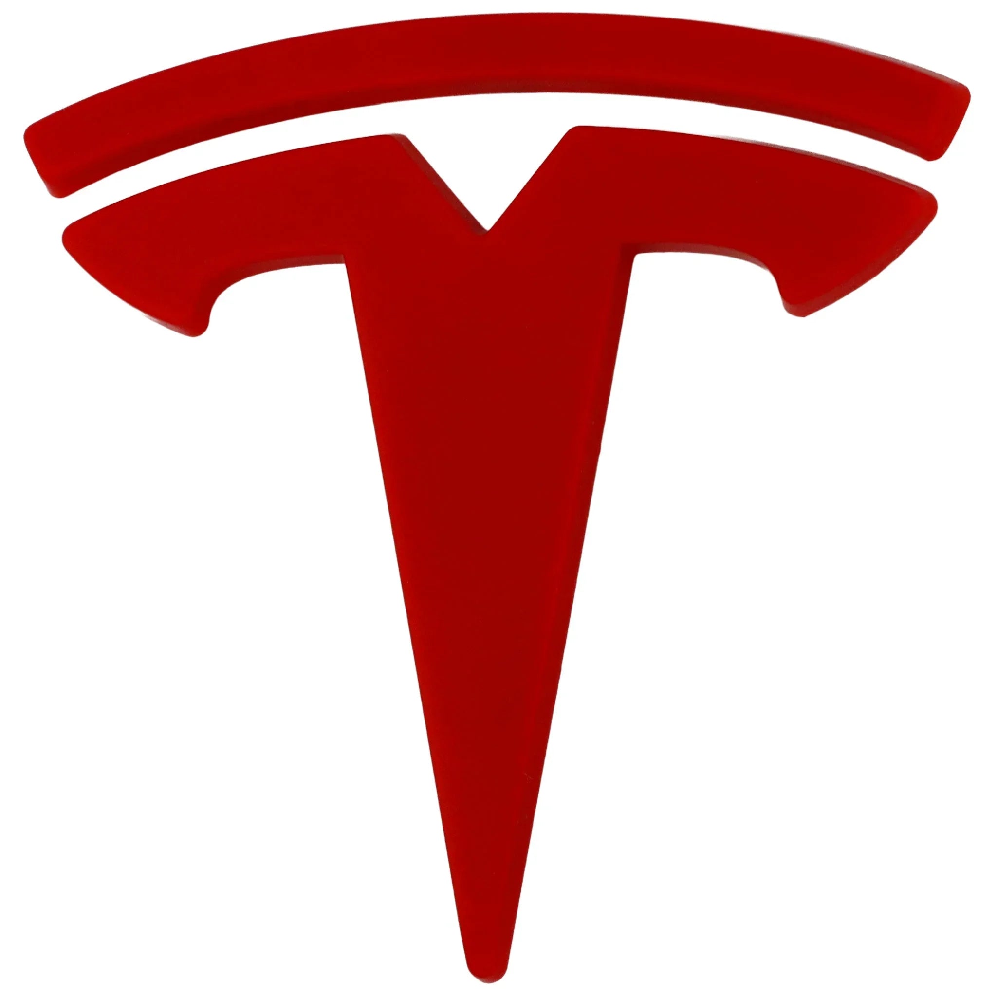 Tesla Emblem Overlay | Klassisches Rot