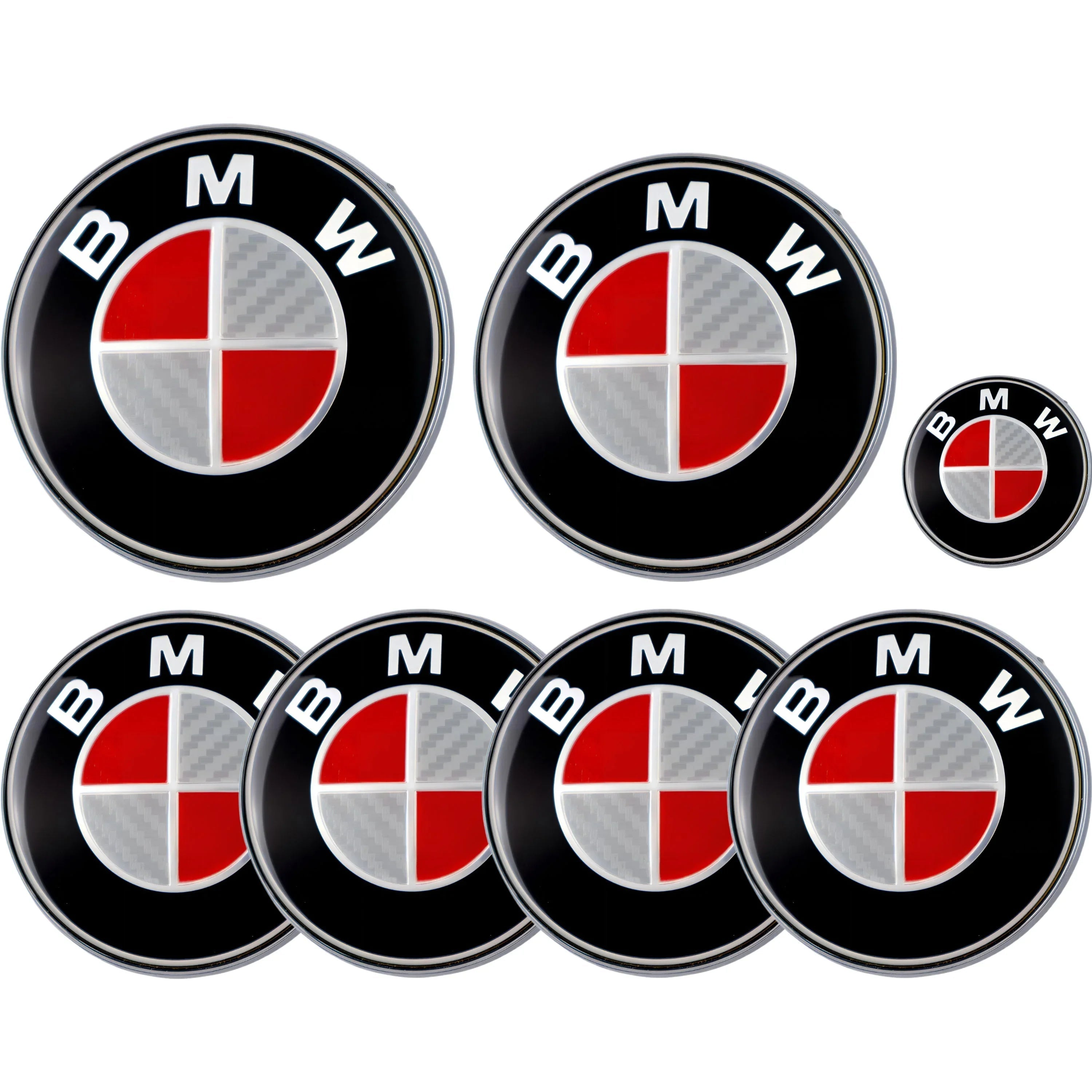 BMW Badge | Red & Grey