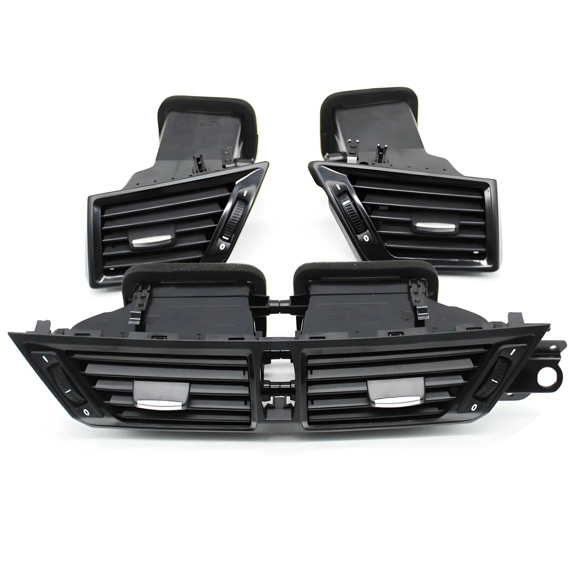 Car Air Vent Grilles Set – Black Finish – Compatible with BMW F30 F31 – Interior Front