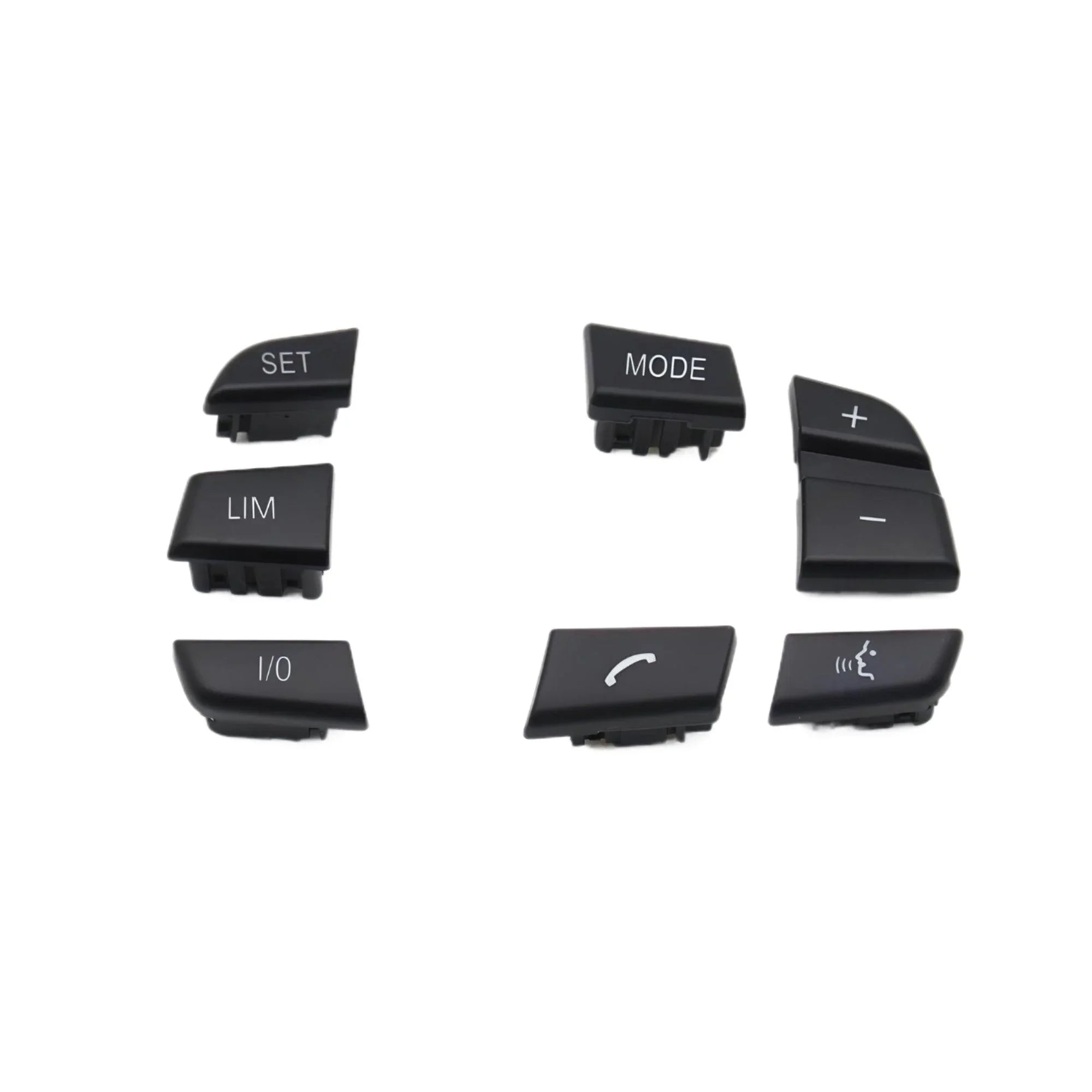 BMW Series Steering Wheel Button Set – Black Matte – Compatible with BMW 3 Series F30 – Interior