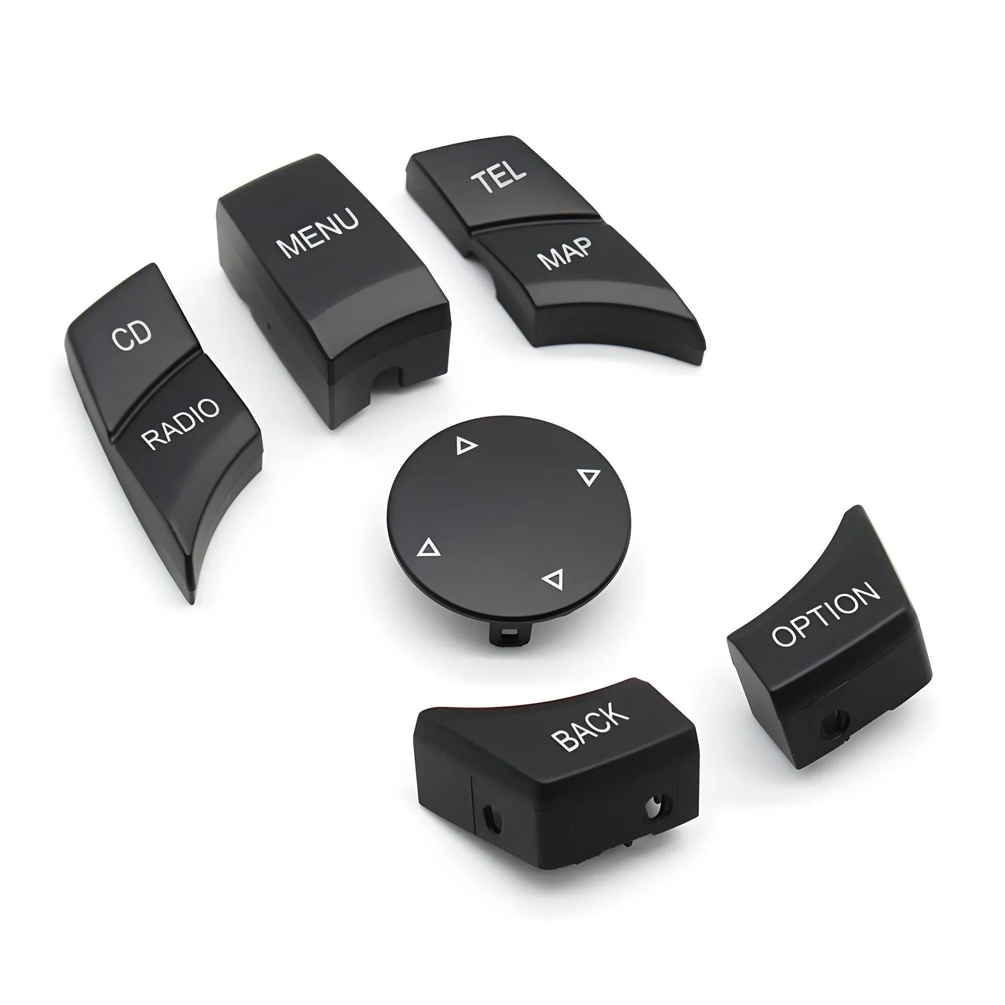 BMW iDrive Controller Button Set – Black – Compatible with BMW Series 3 – Interior