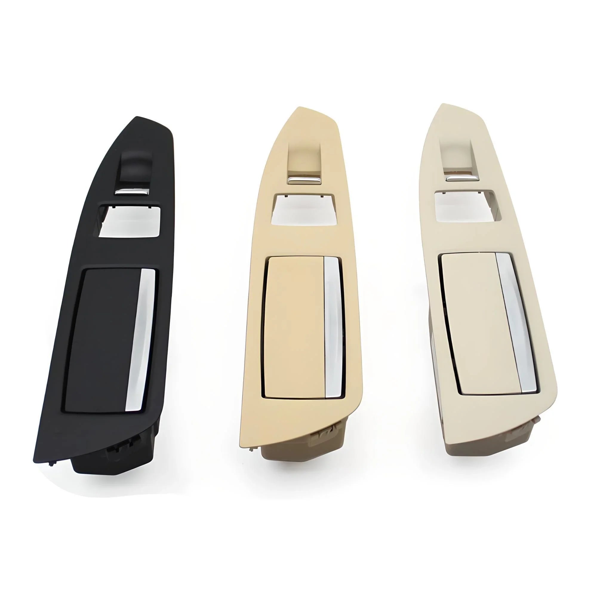 Window switch panel – Beige – Compatible with BMW E90 E91 E92 E93 – Interior front left