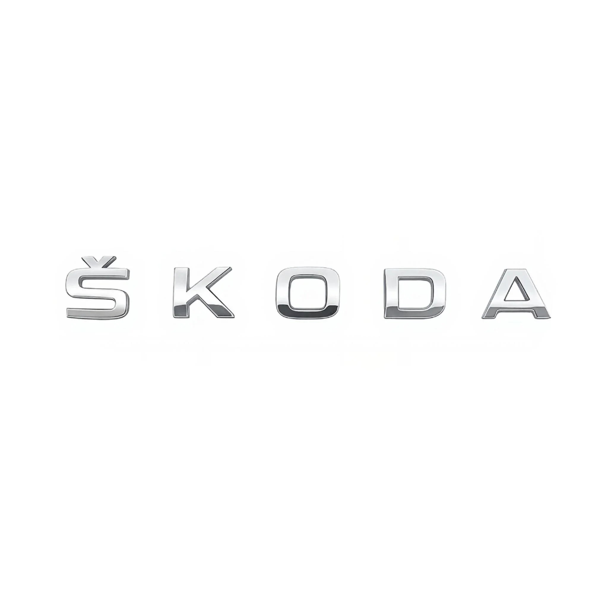 Skoda Kofferraum Buchstaben