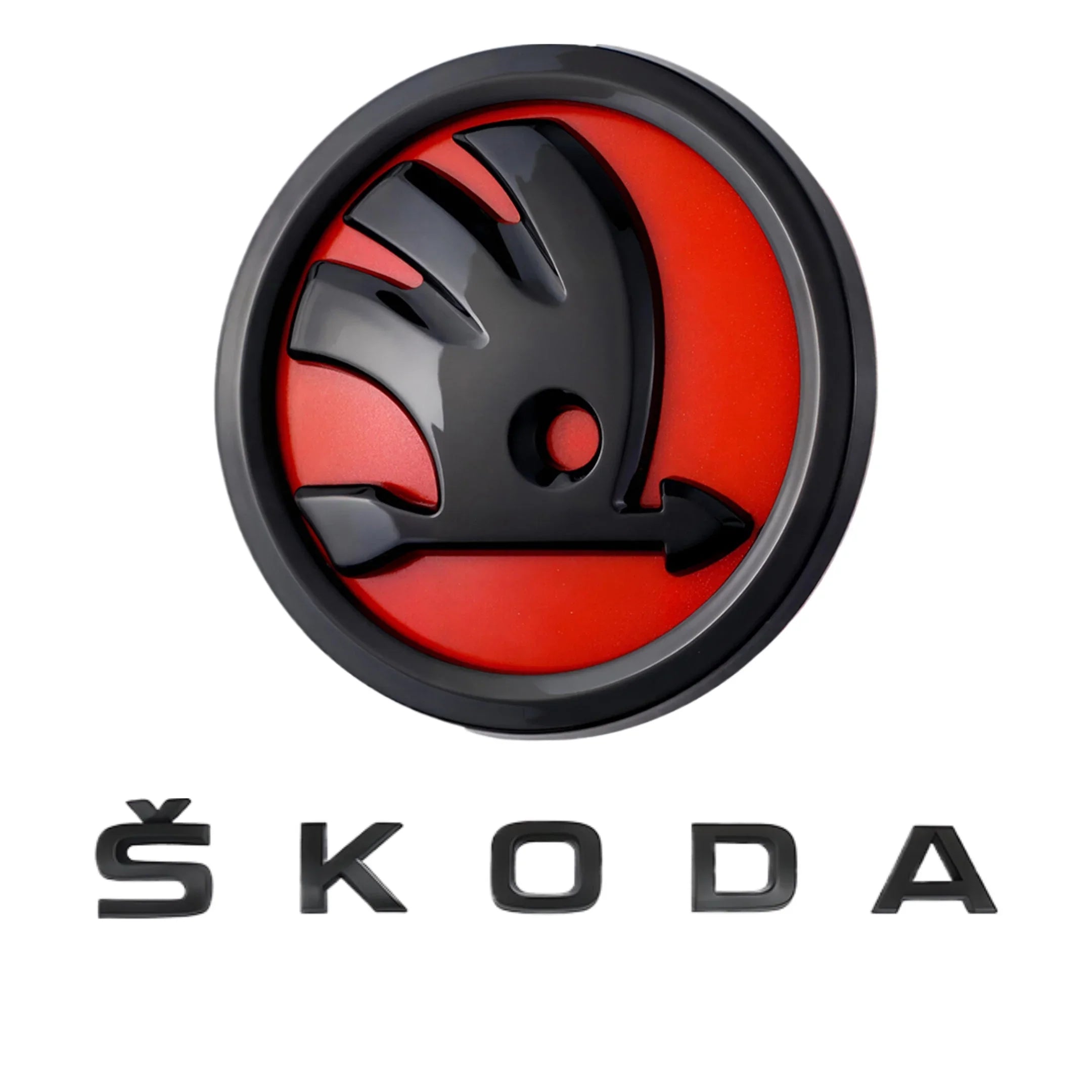 Skoda Emblem | Rot