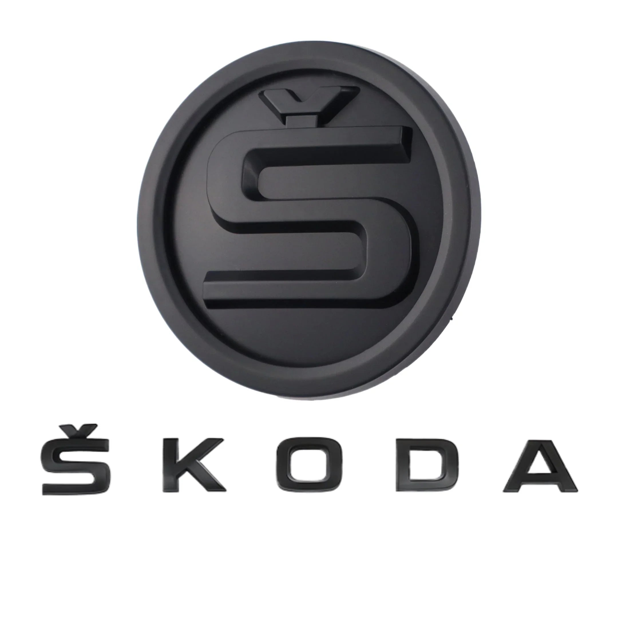 Skoda Emblem | Matt Schwarz