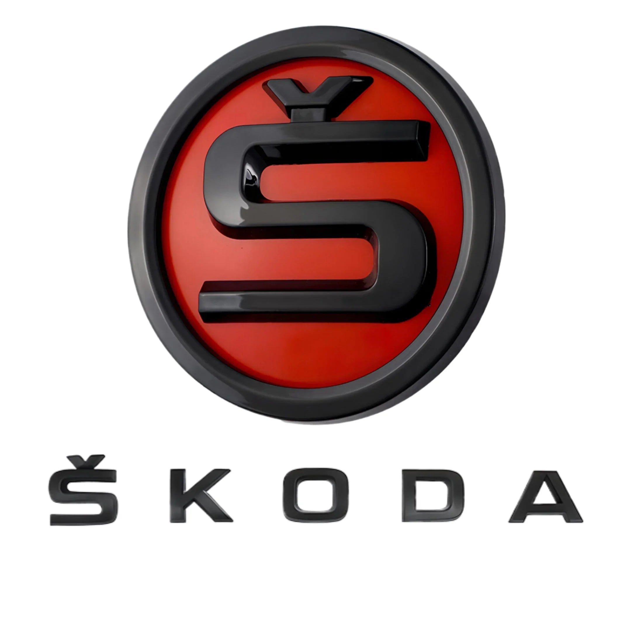 Skoda Emblem | Rot