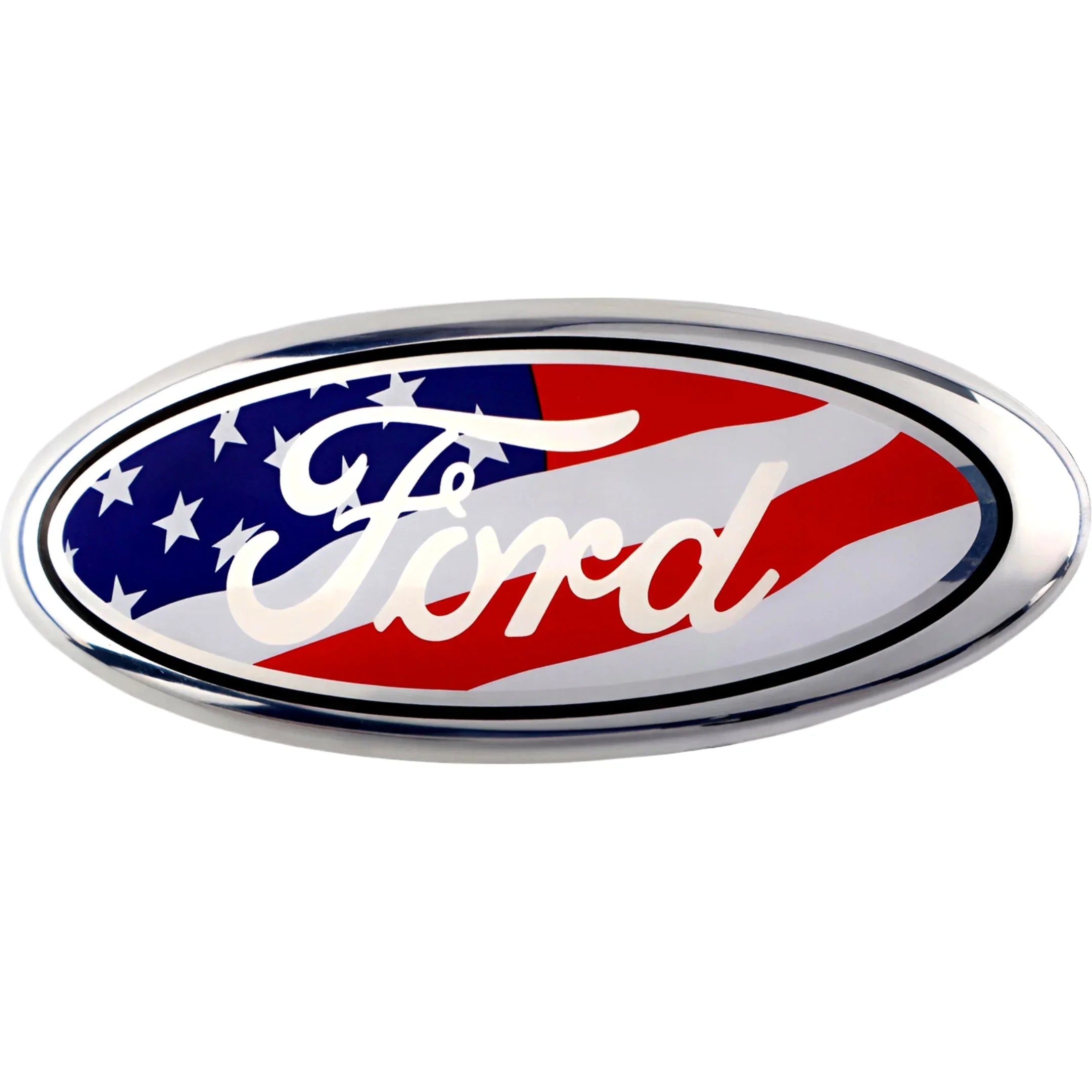 Ford Emblem Overlay | USA Flag