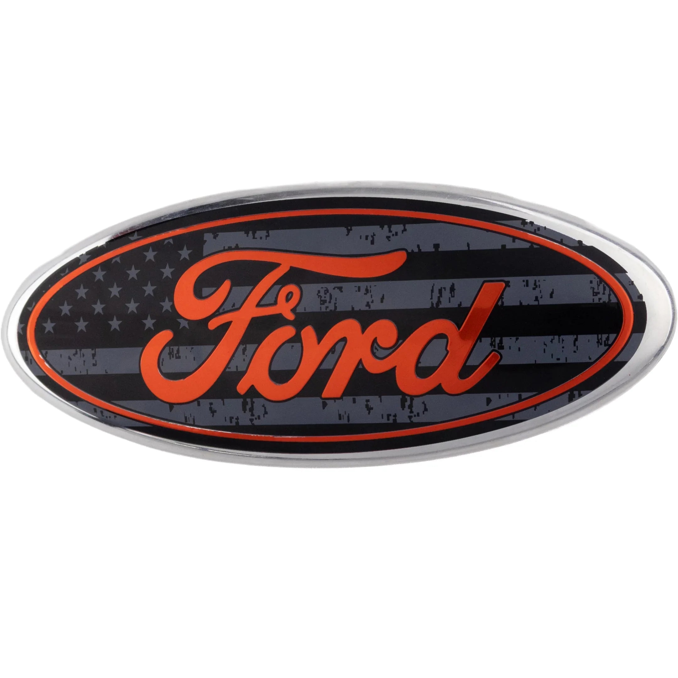 Ford Emblem Überzug | USA-Flagge Schwarz