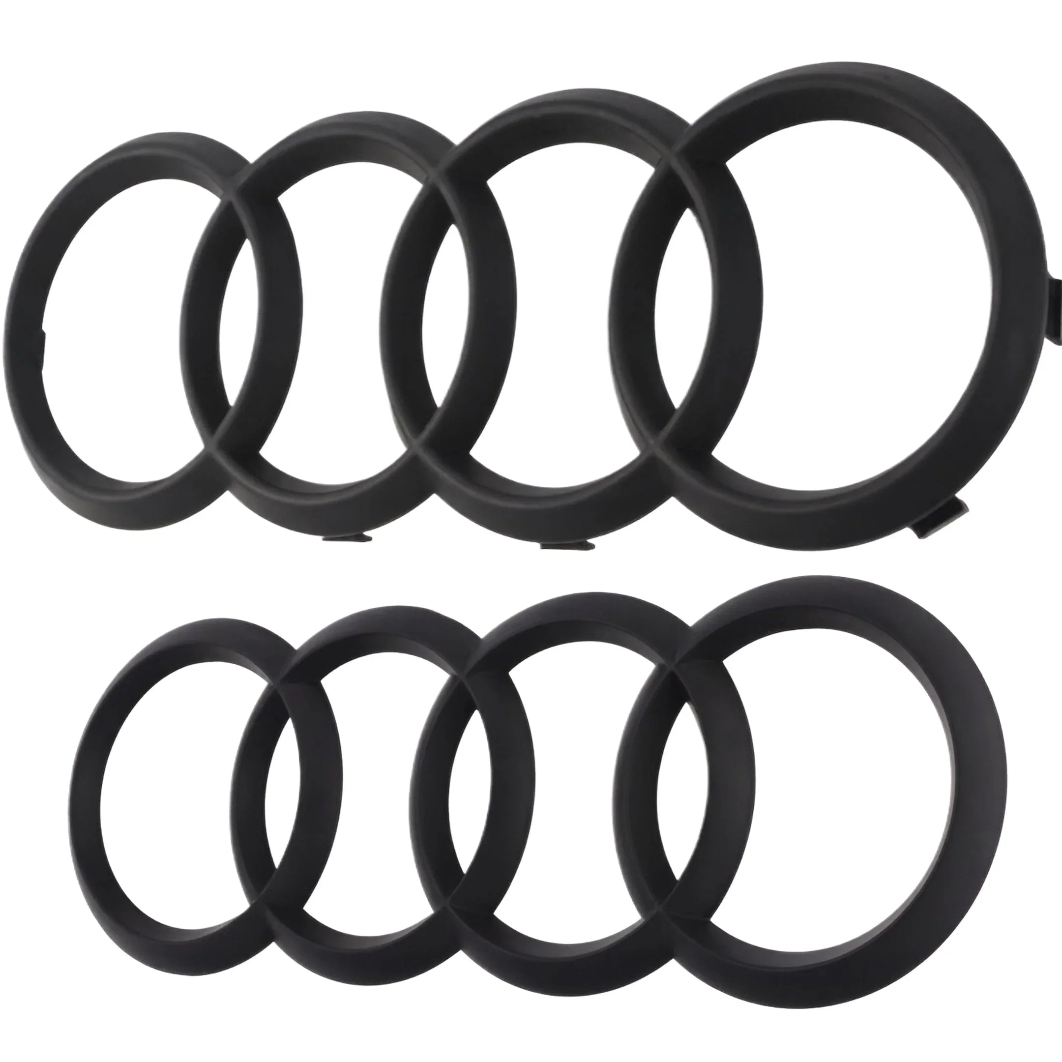 Audi Emblem | Matt Schwarz
