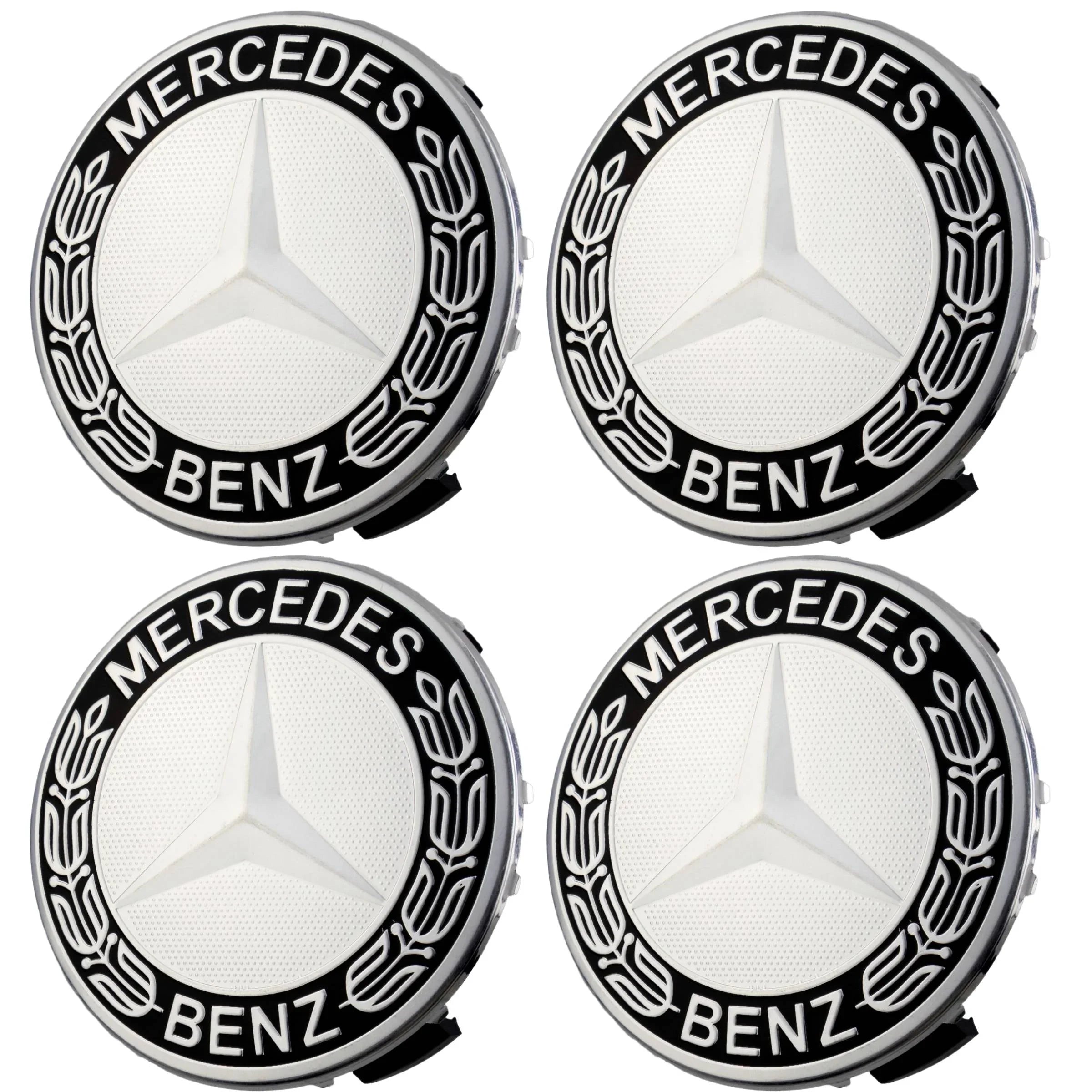 Mercedes Hub Caps | Shadow Platinum - Aftermarket - The Zenara Shop