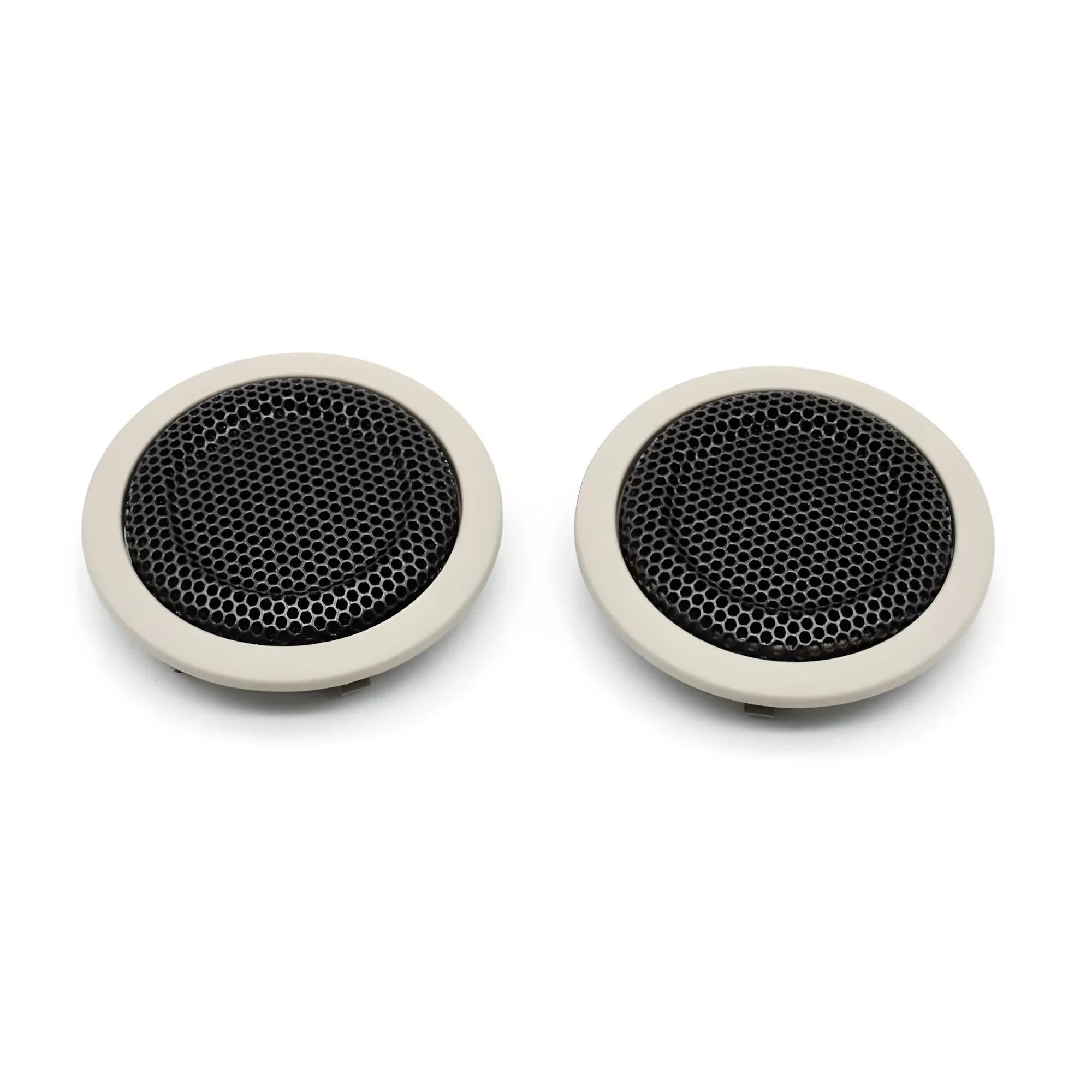 Aero Tweeter Speaker Covers – Beige – Compatible with BMW E46 – Front