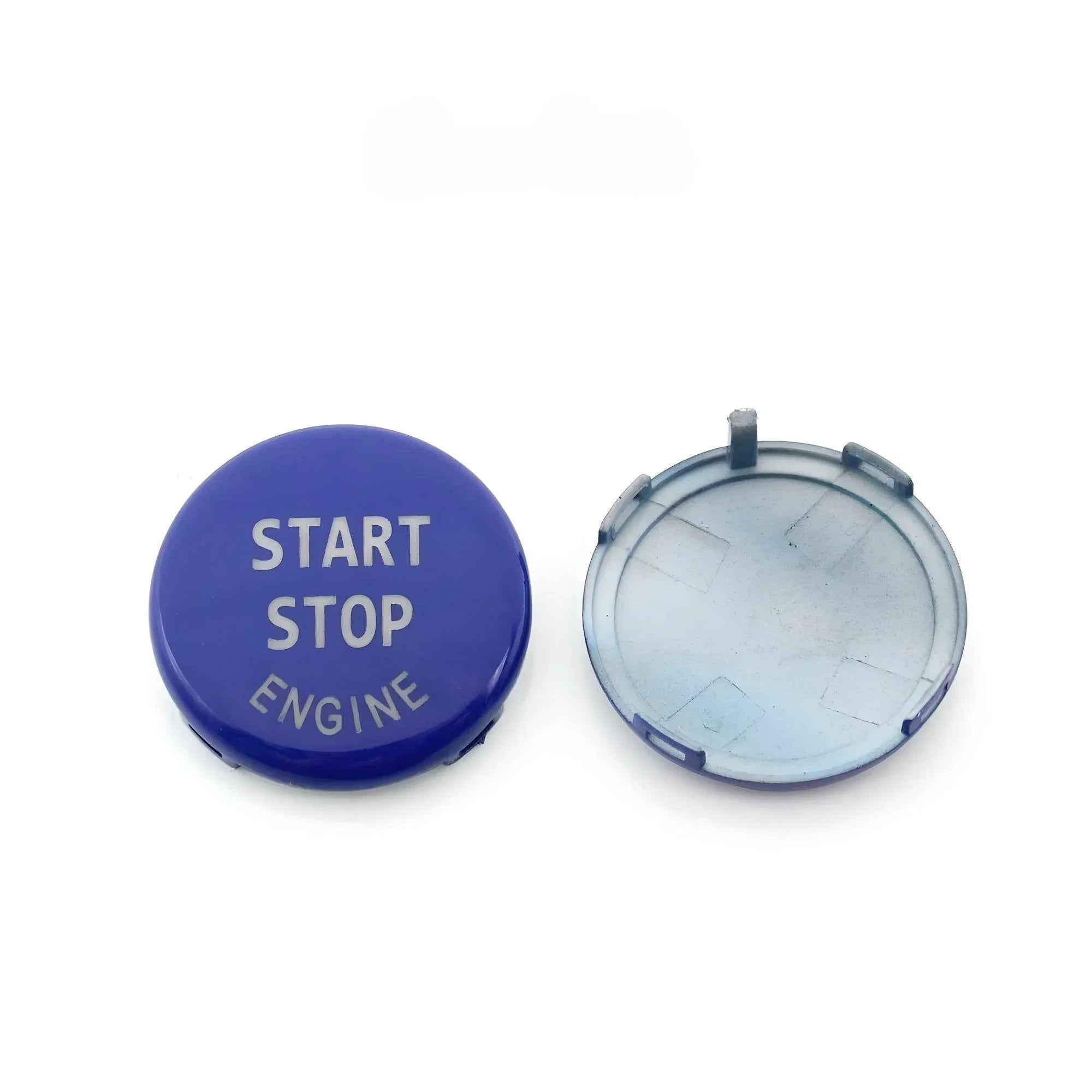 Start Stop Engine Button – Blue – Compatible with BMW – Interior