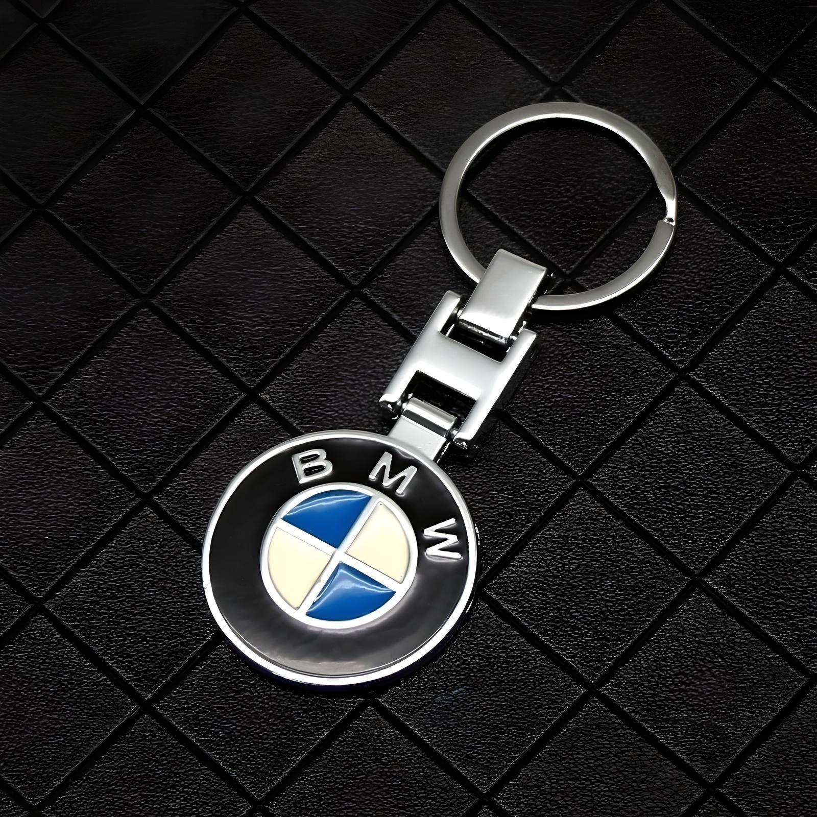 BMW Keychain – Silver Black Blue – Compatible with BMW Cars – Accessory