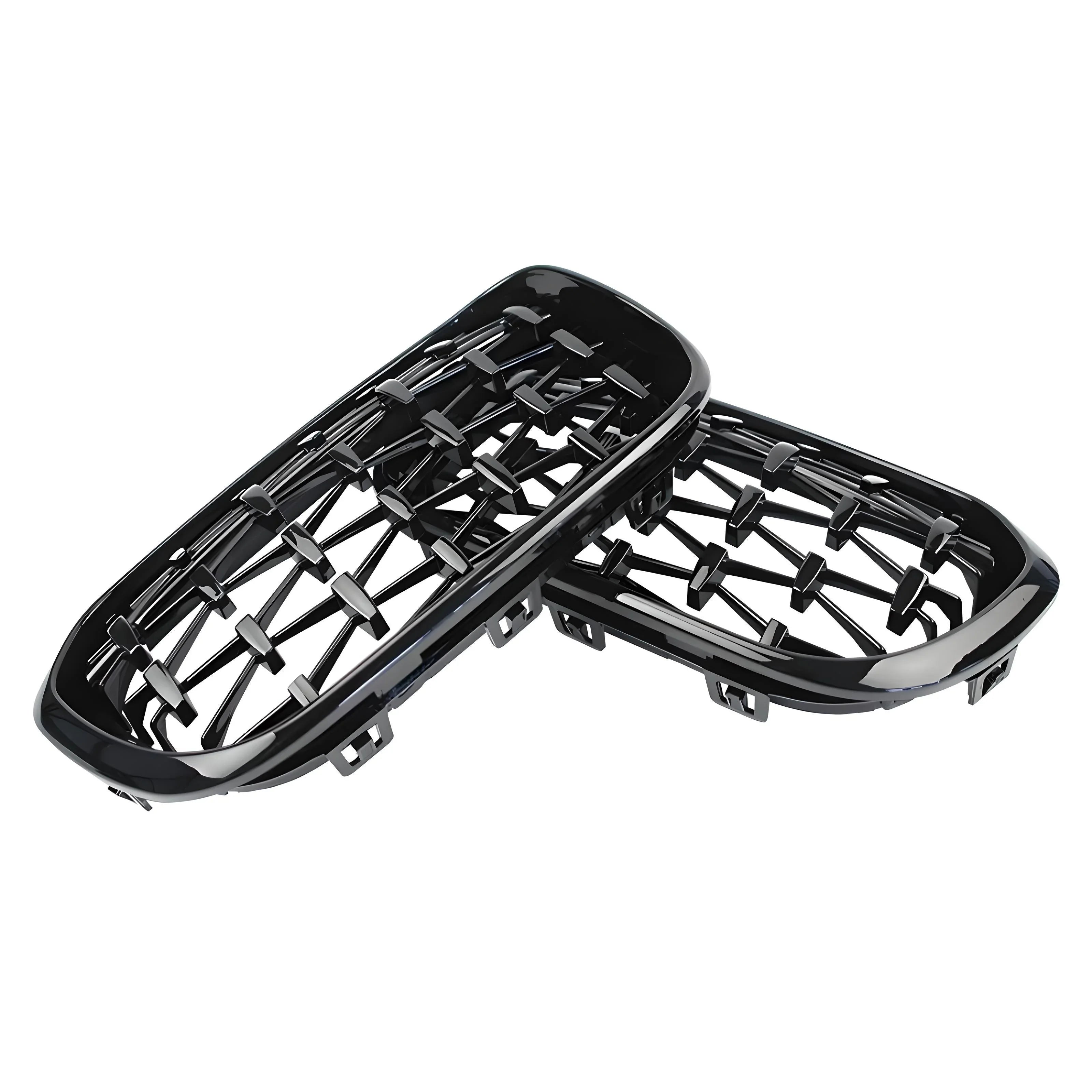 BMW Front Grille Kidney Mesh Frame – Gloss Black – Compatible with BMW 3 Series G20 G21 – Front Exterior