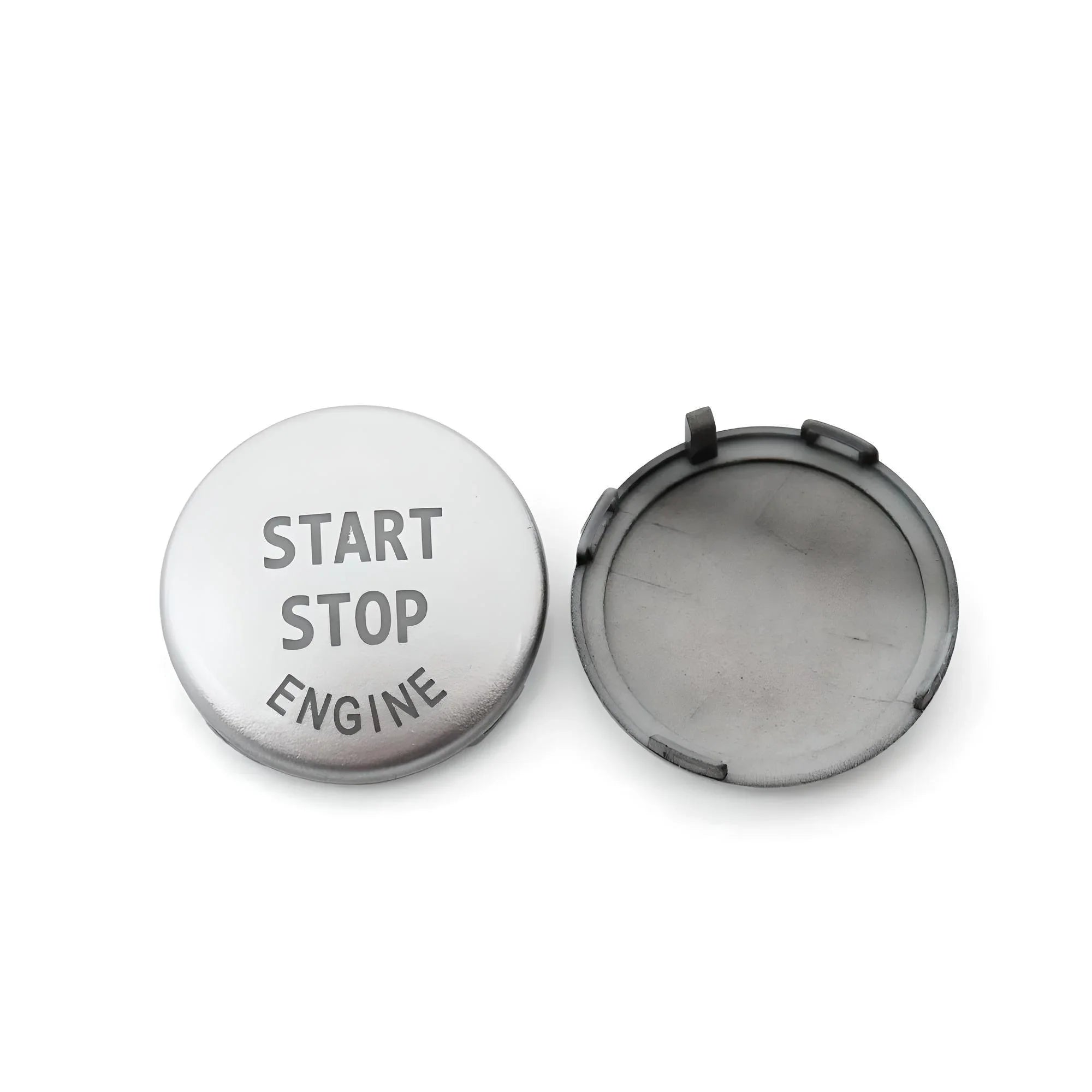 Bimmer Stop Start Button Cap – Silver – Compatible with BMW F20 F30 F34 2010-2019 – Interior