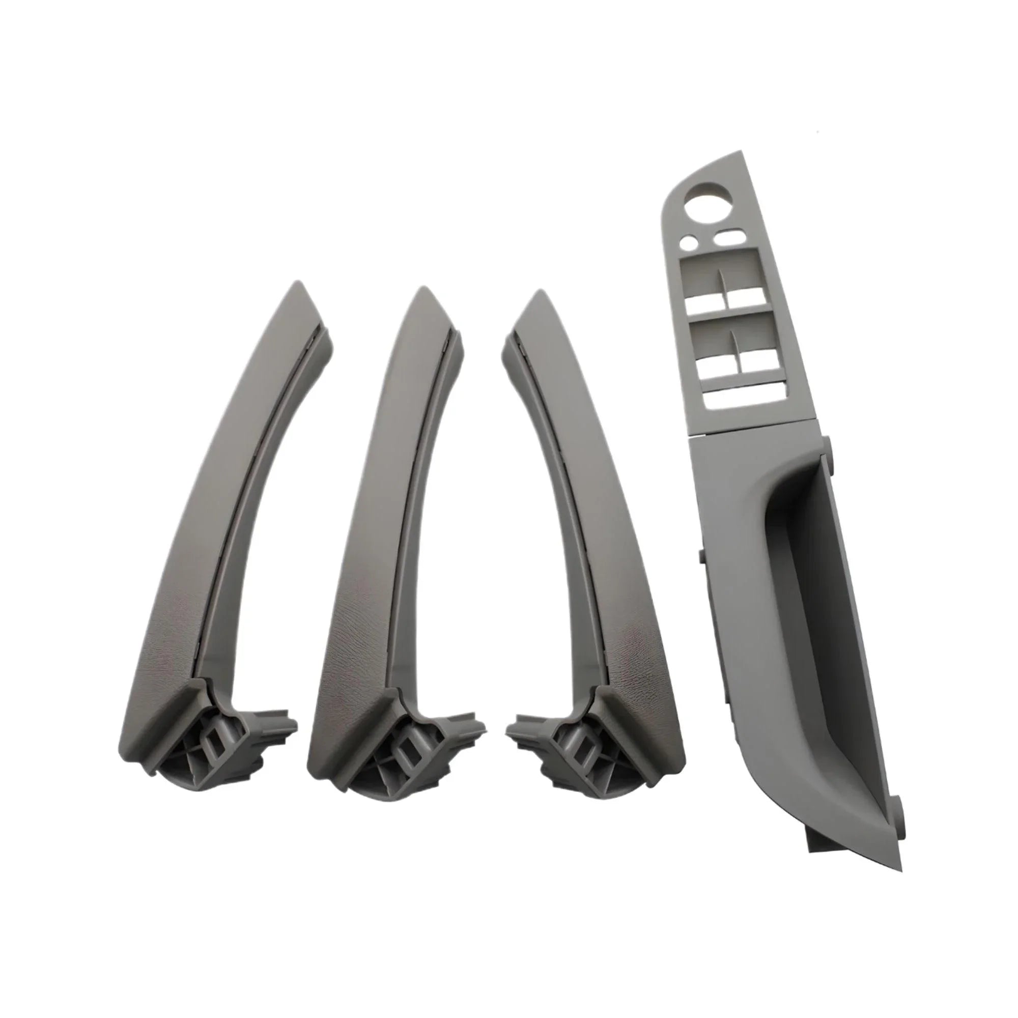 Interior Door Handle and Switch Panel Trim – Gray – Compatible with BMW E46 – Interior