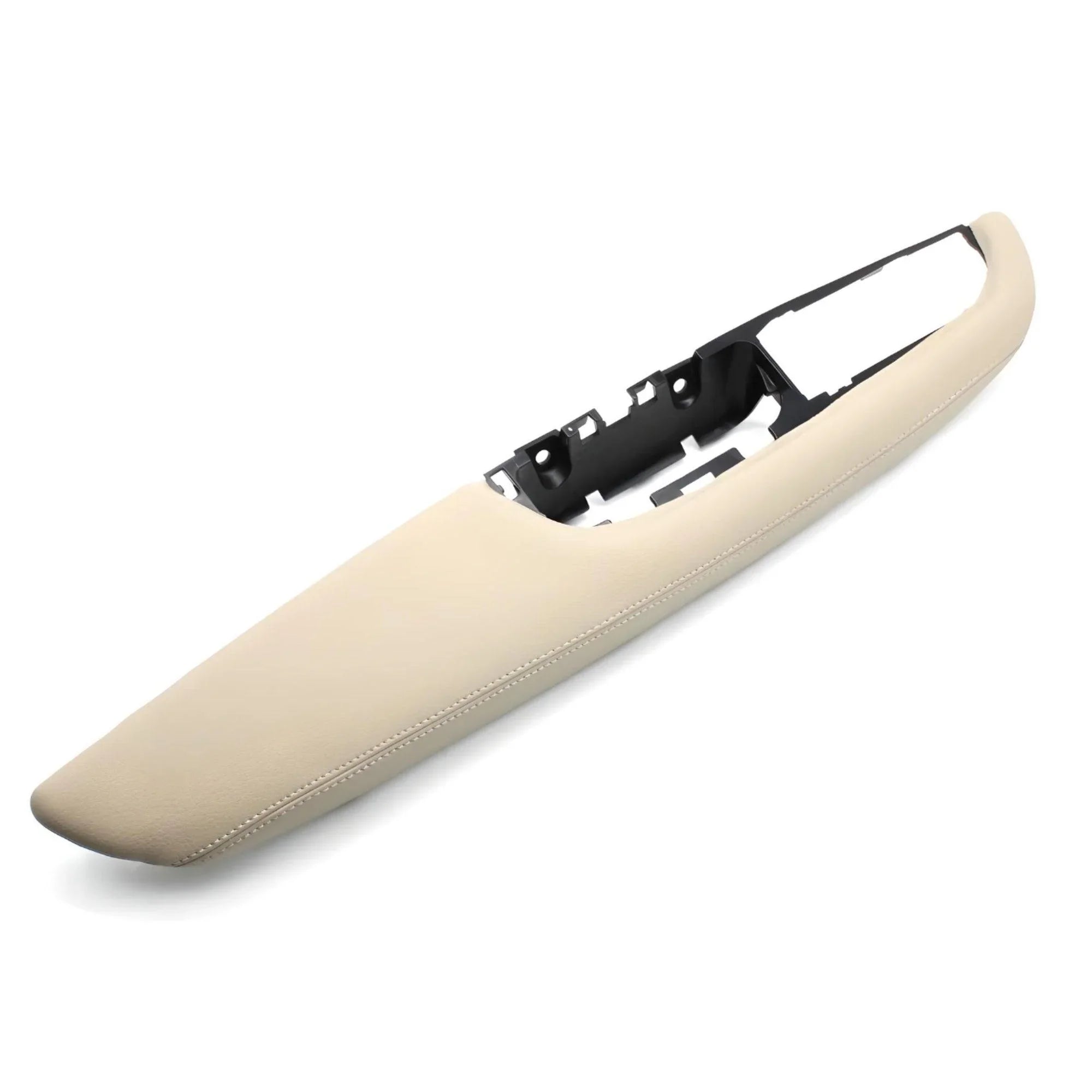 Door Armrest Handle Cap Trim Panel – Beige Leather – Compatible with BMW F10 F11 5 Series – Interior
