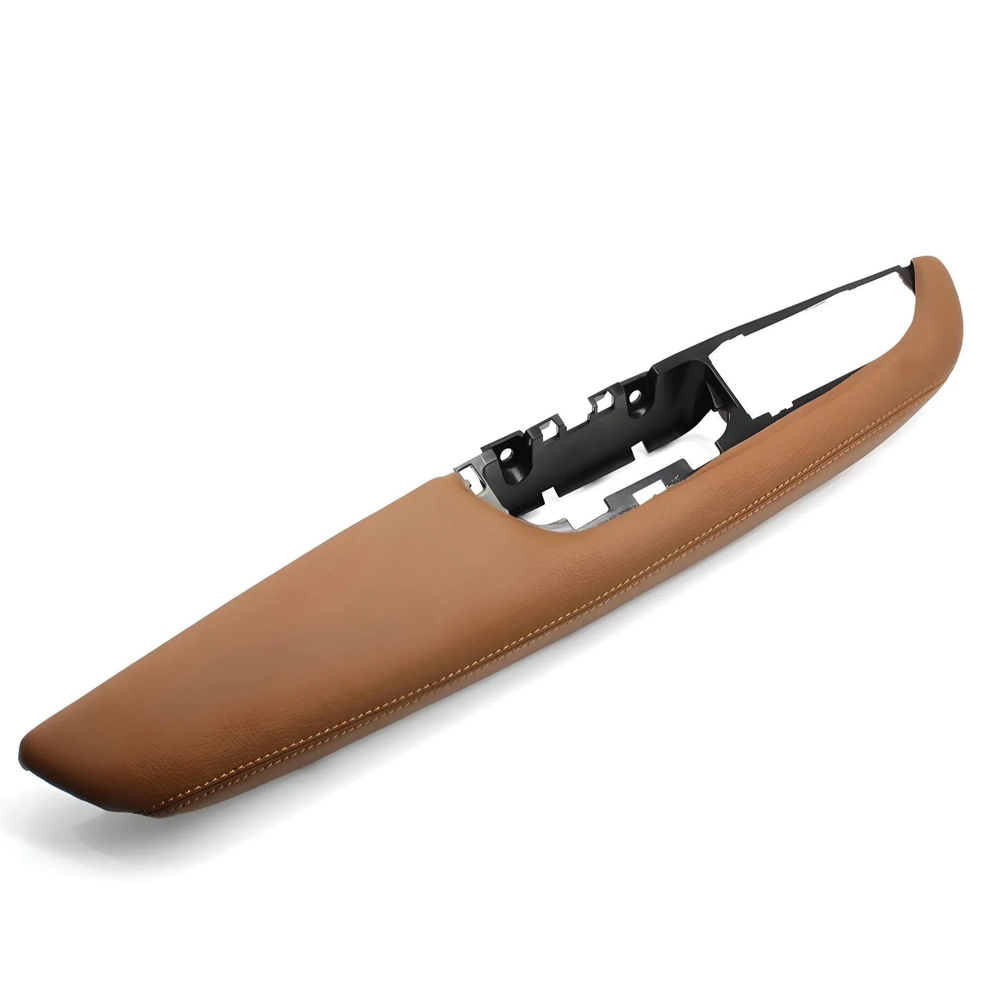 Door Armrest Panel – Brown Leather – Compatible with BMW 5 Series G30 G31 – Interior