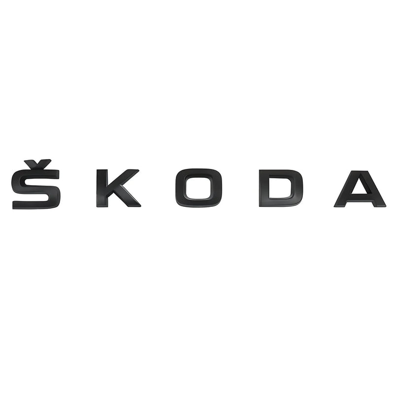 Skoda Letter Emblems